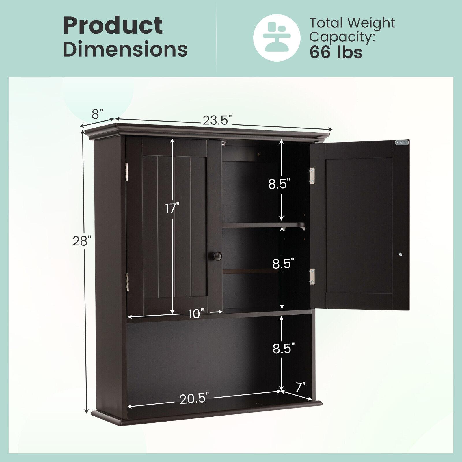 BABOOM BMMP-66930CF-HW Bathroom-Wall-Cabinets - View #6