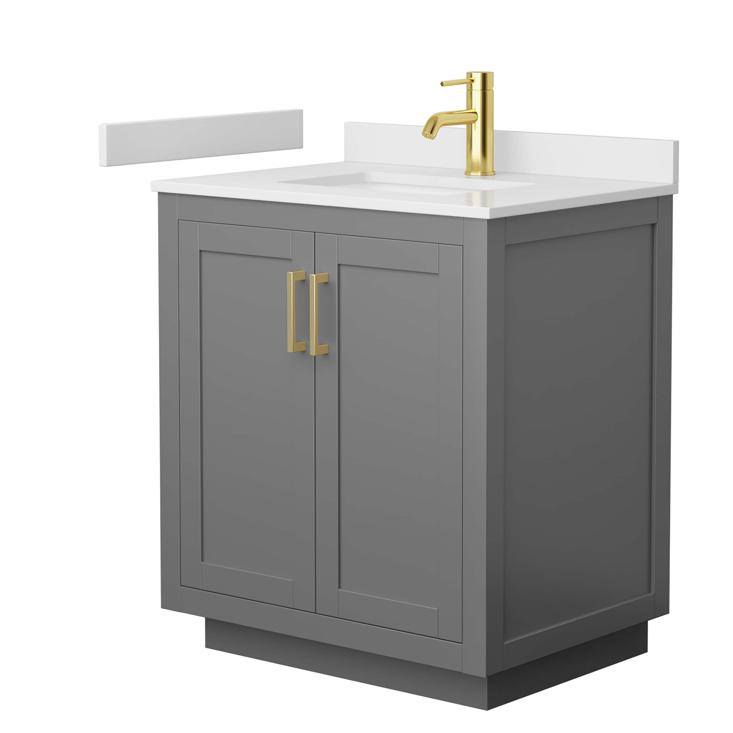 Wyndham Collection WCF292930SGGWCUNSMXX Bath-Vanity-Combo - View #2