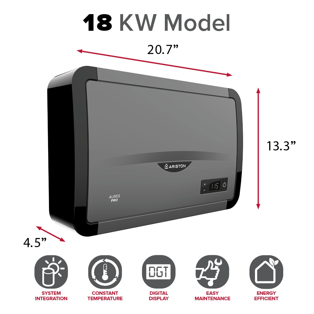 Ariston AURES PRO 18 240V US Gas-Water-Heaters - View #2