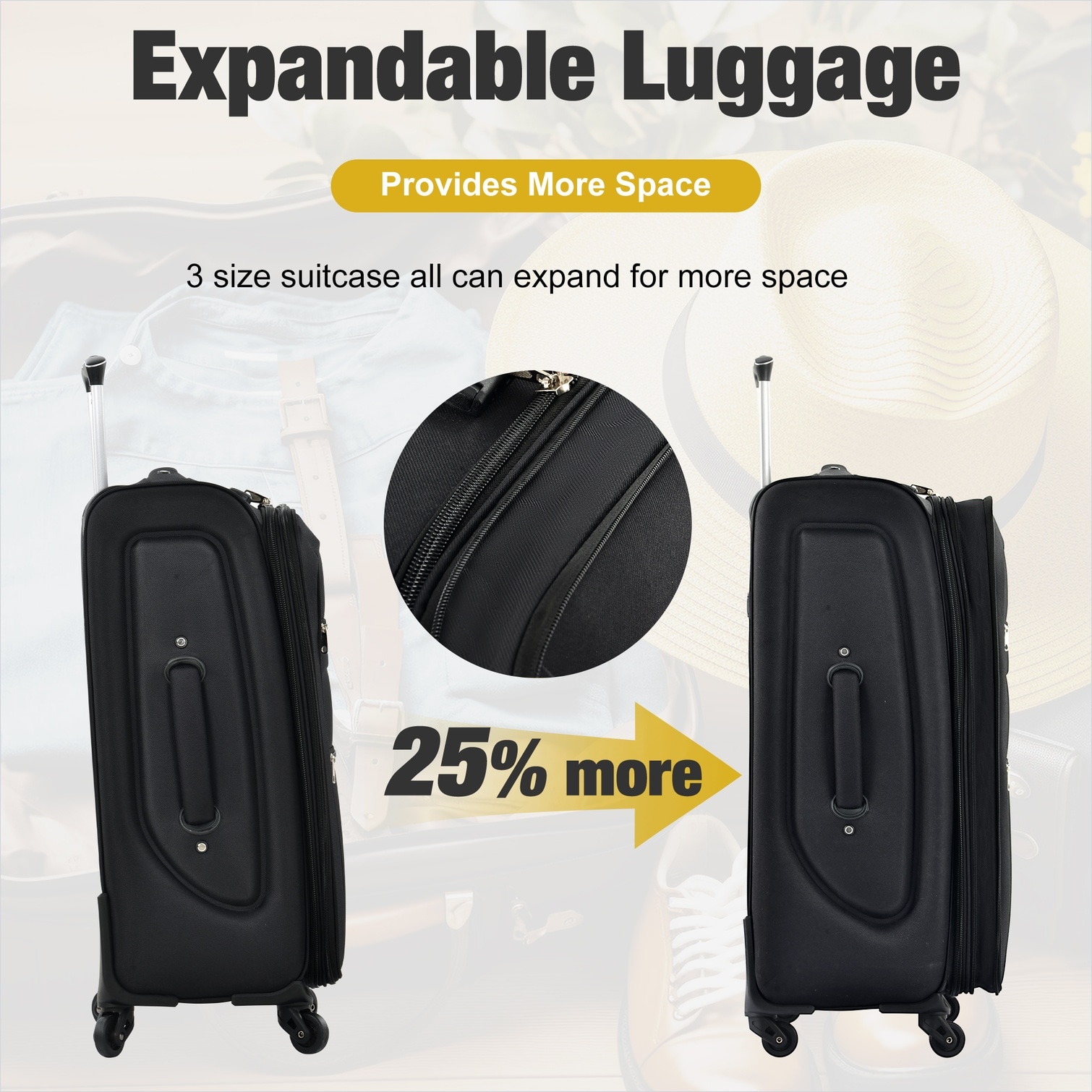 SunJet 4Q3I2A9PJY4E Luggage-And-Luggage-Sets - View #4