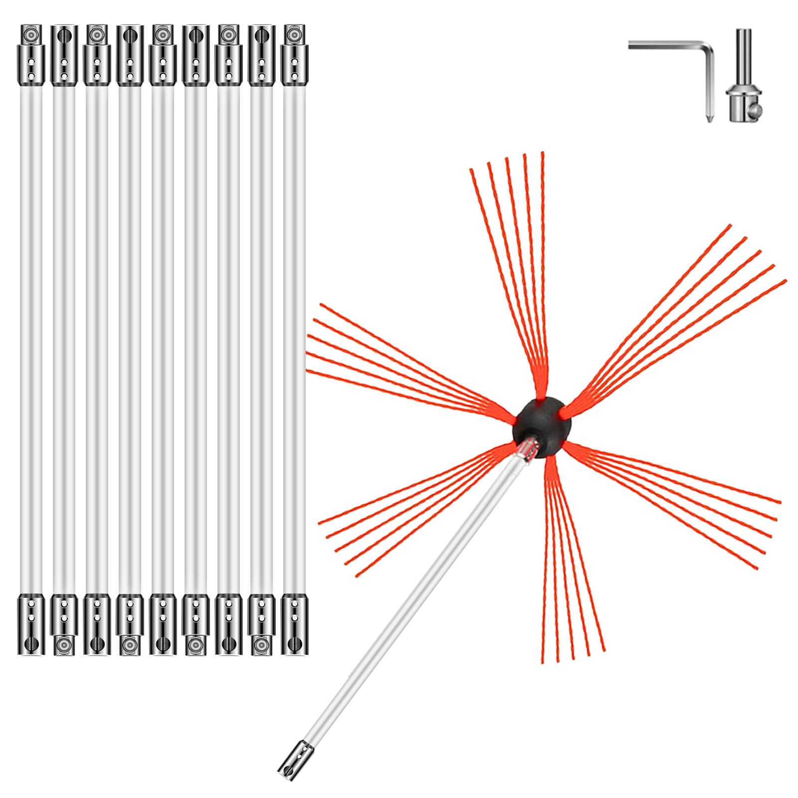 VEVOR 10MYCS00000000001V0 Chimney-Brush - View #9