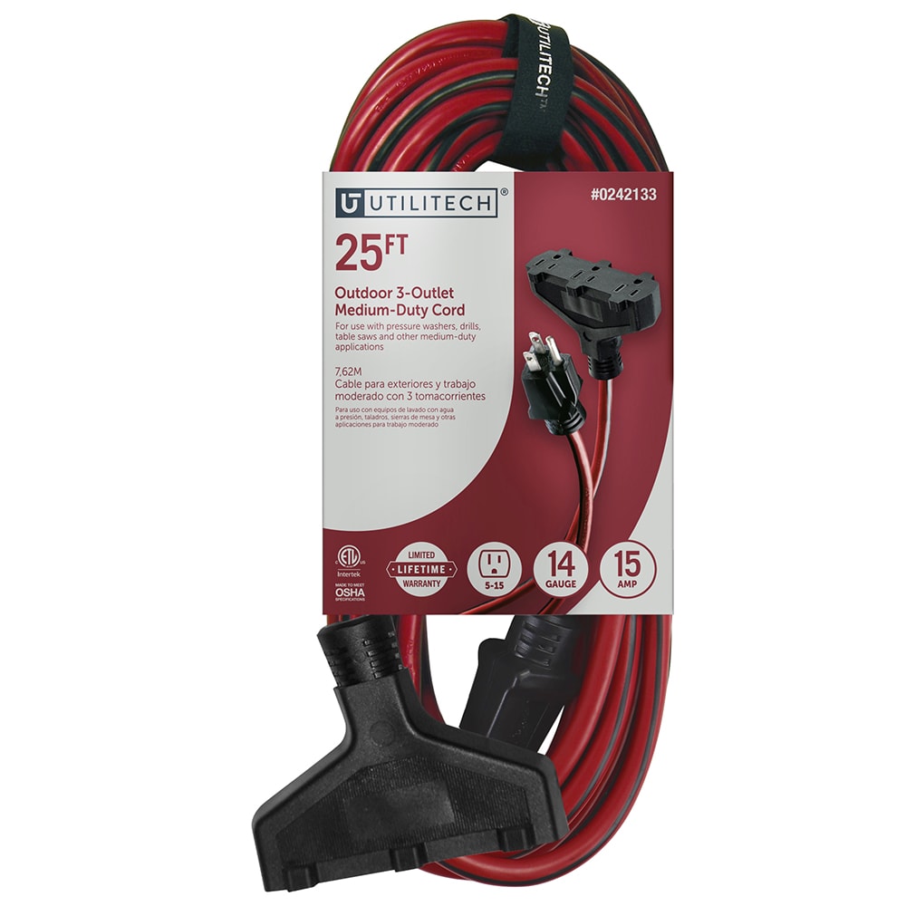 Utilitech 20 Ft. 16/3 Cord Reel in the Extension Cord Accessories  department at