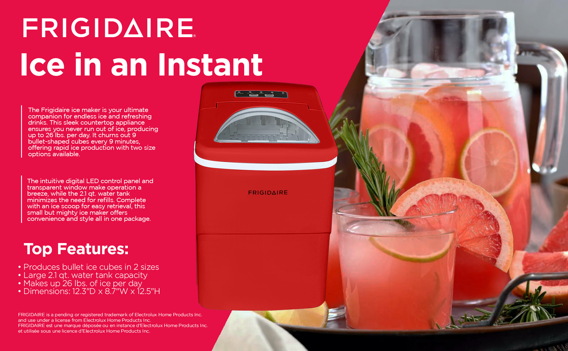 Frigidaire EFIC108-RED Ice-Makers - View #8