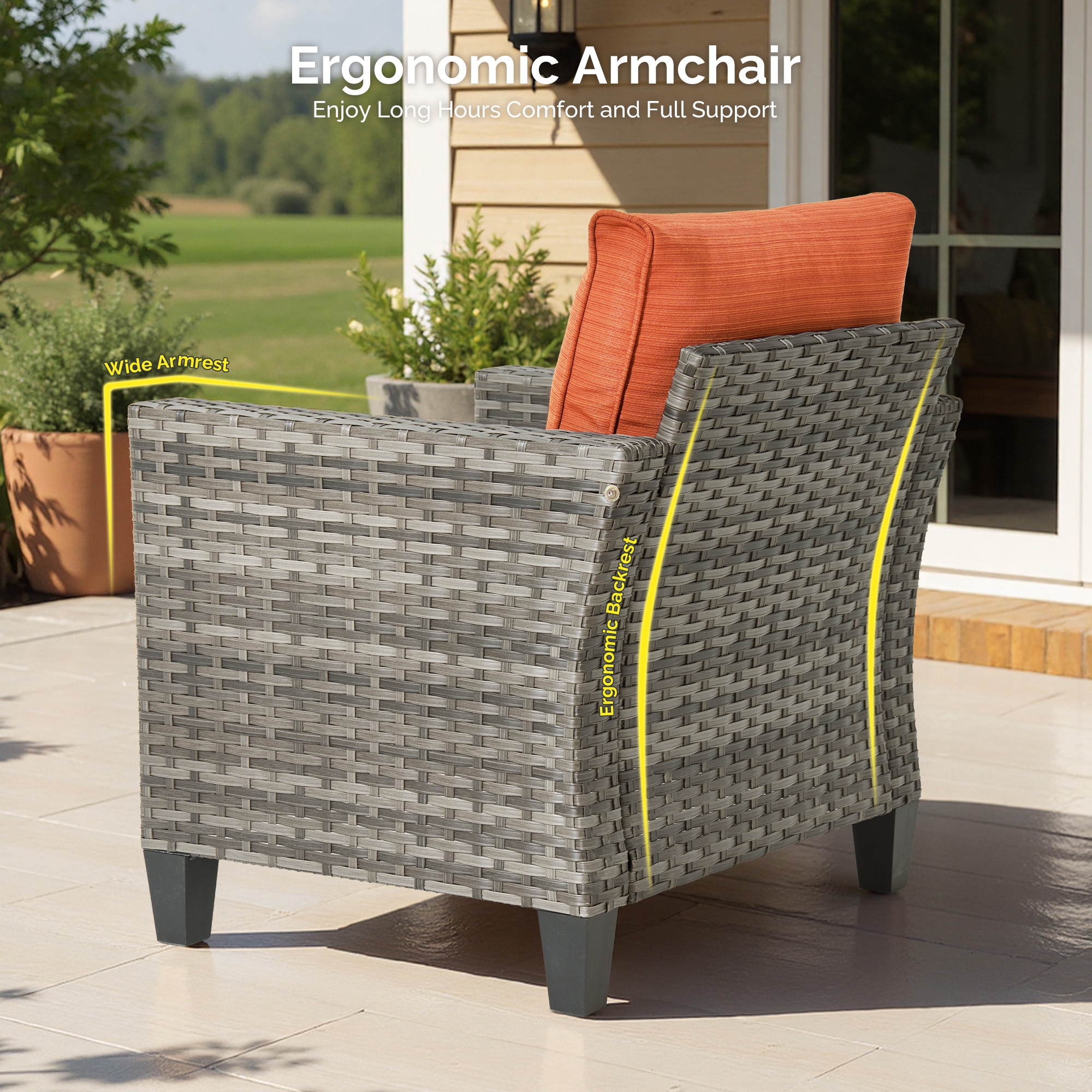 Caodoc L5-CFP03-GRS806 Patio-Sofas-Daybeds - View #3