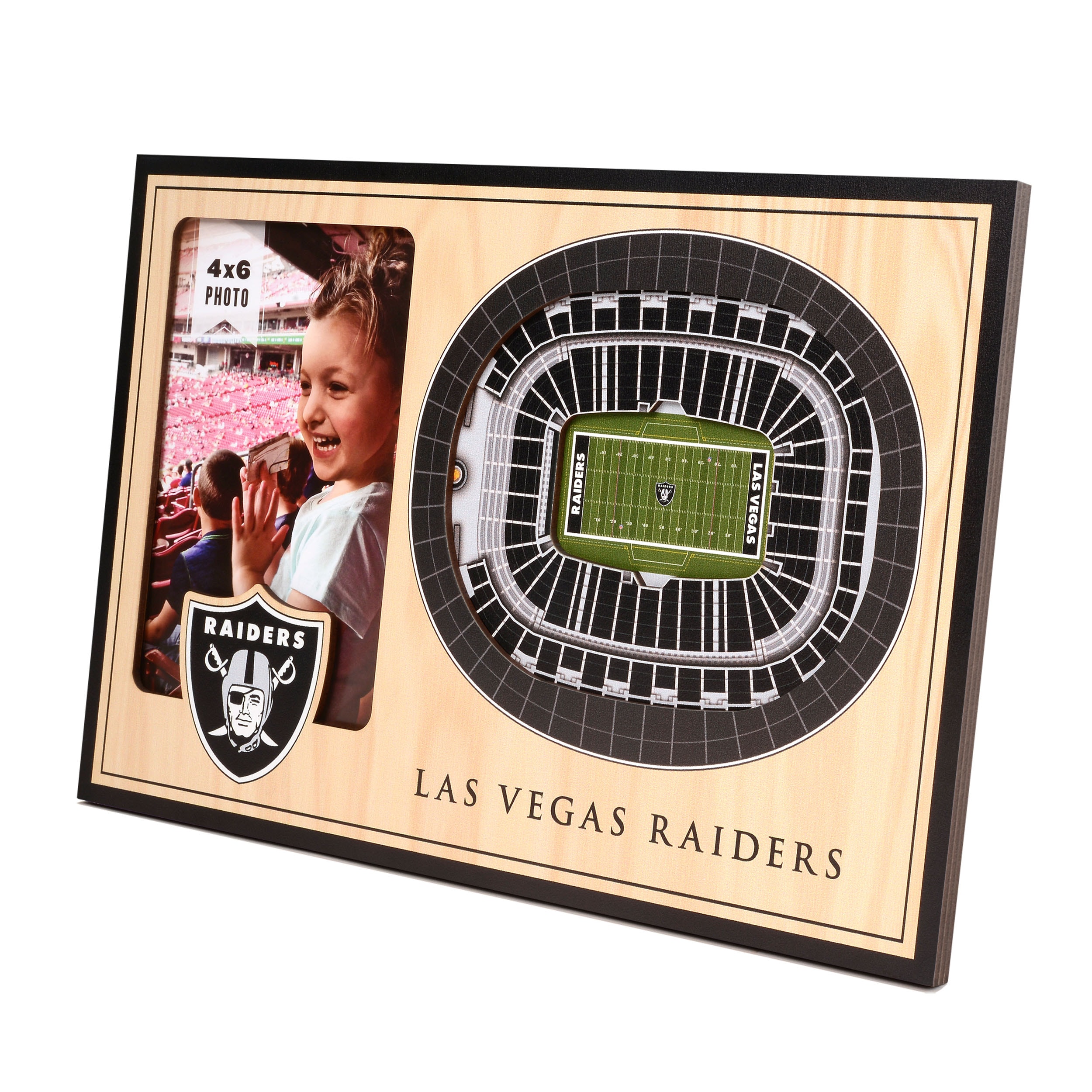 8 x 32 NFL Las Vegas Raiders 3D Stadium Banner