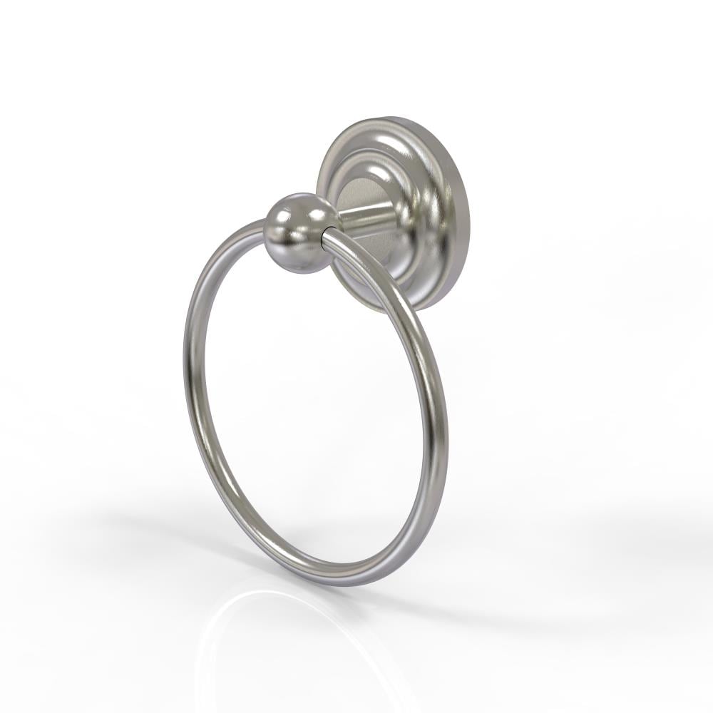 Allied Brass PQN-16-SN Prestige Que New Satin nickel Wall mount Single Towel Ring