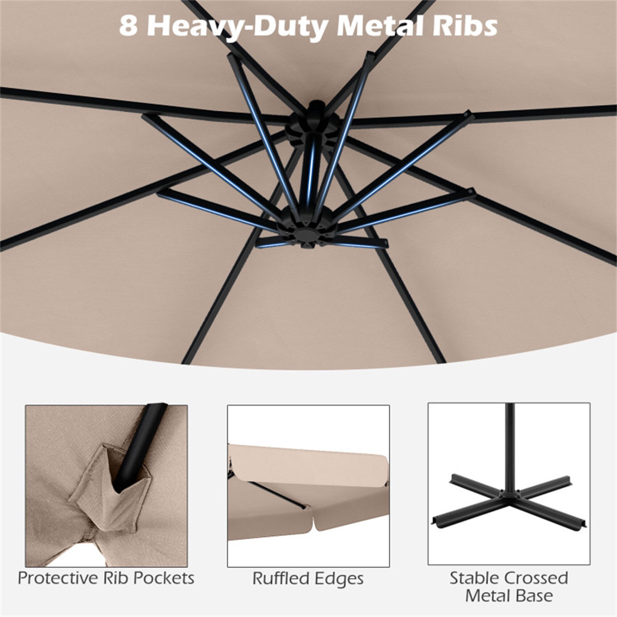 BABOOM BOM-3925WH-CO Umbrellas-2 - View #8