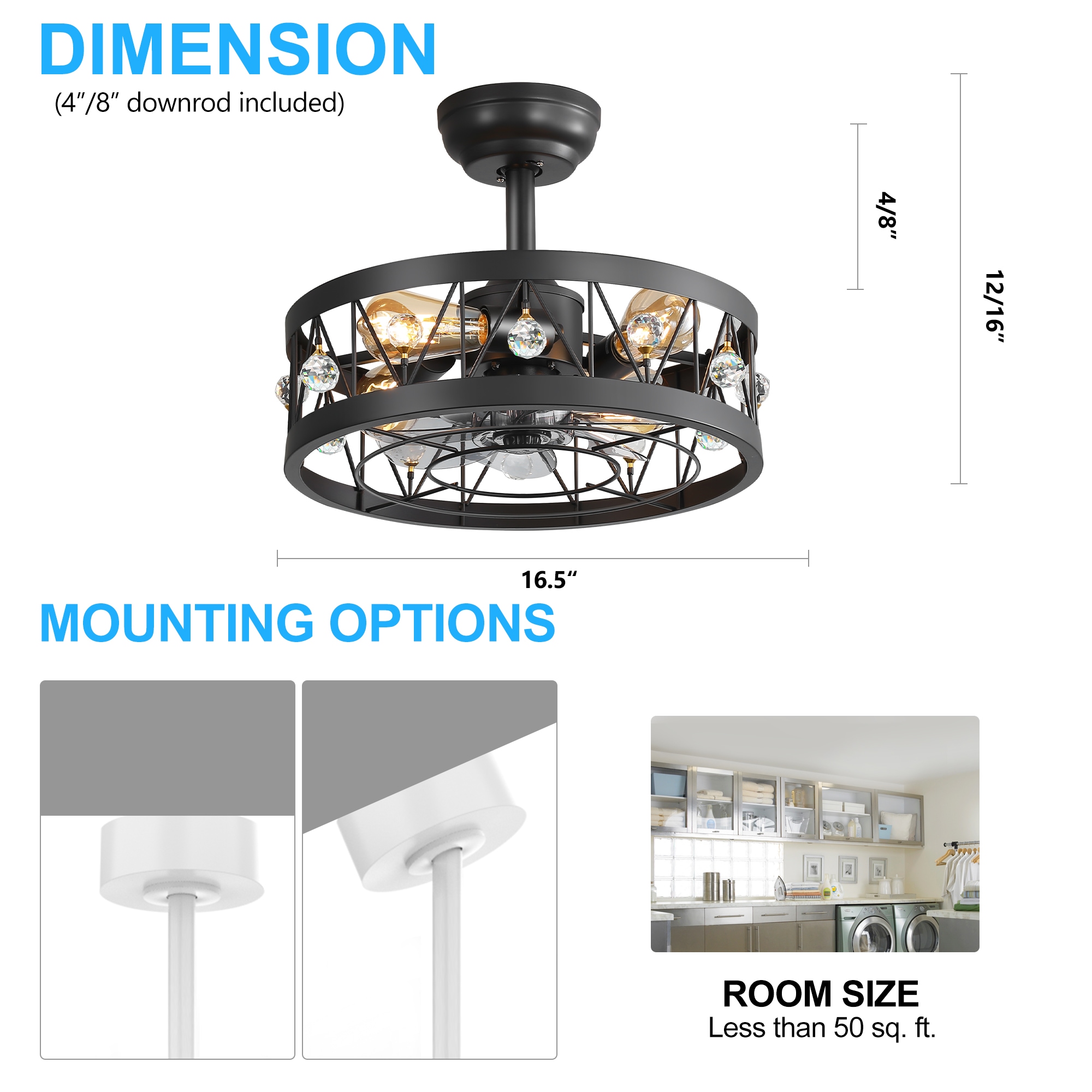Breezary 35005-BK Ceiling-Fans - View #8