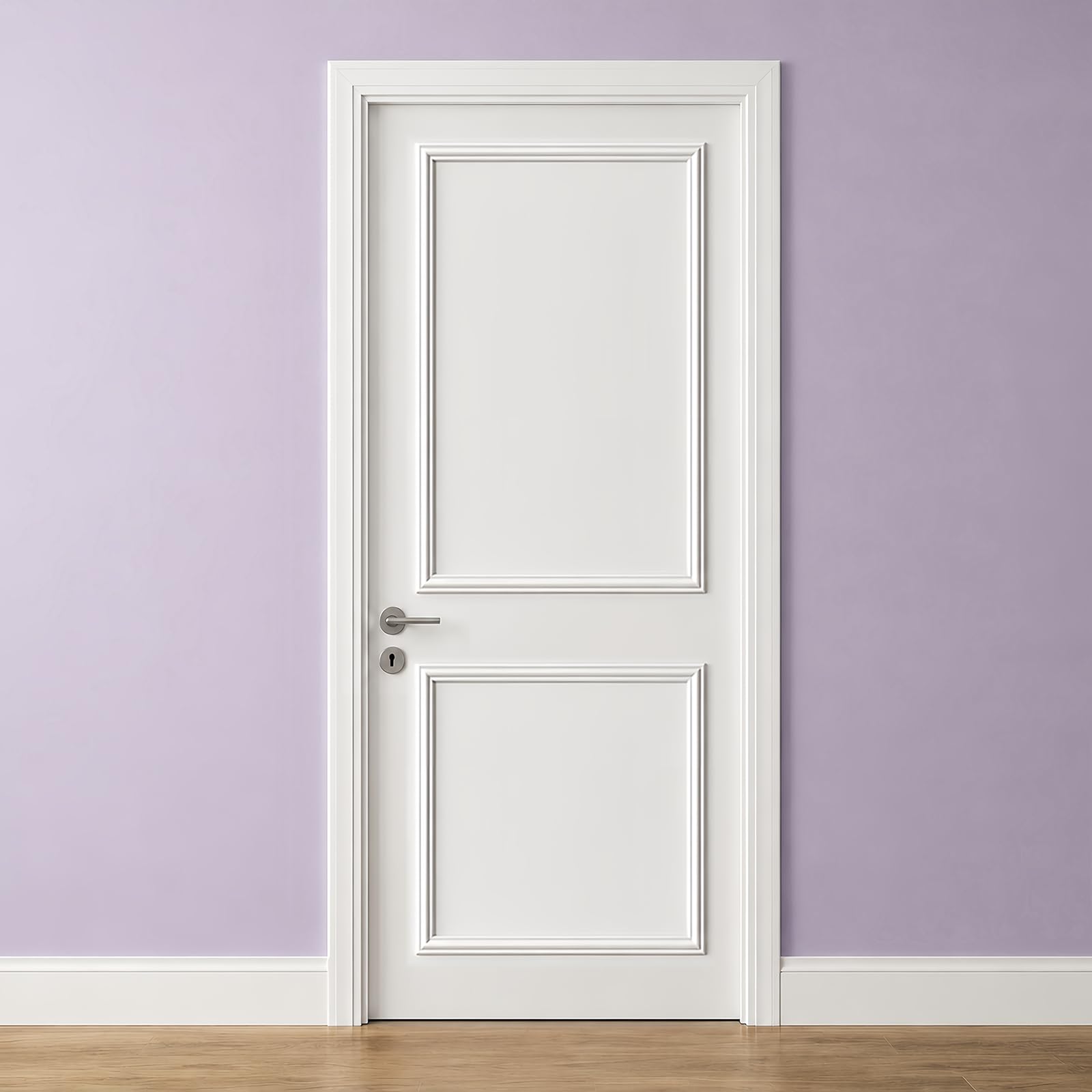 KIWDZFU  Pre Cut Peel and Stick Door Molding Trim Kit with Premade Wainscoting Panels Self Adhesive Moulding Panel for Interior Walls Picture