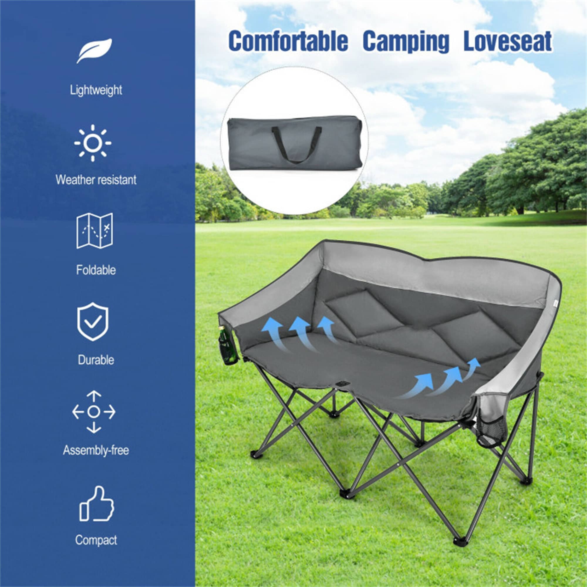 BABOOM BOM-70772GR-CO Beach-Camping-Chairs - View #8