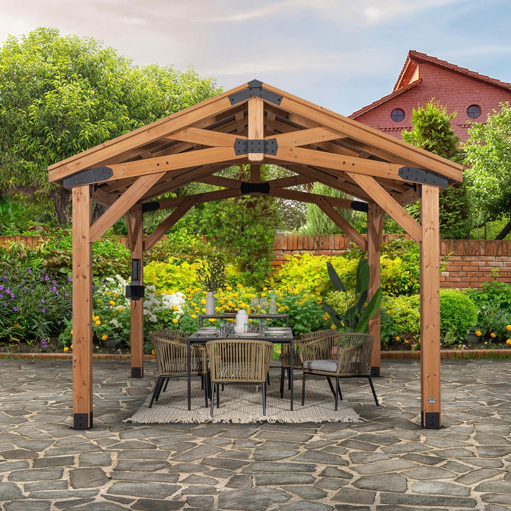 Backyard Discovery 2206021COM Wood-Resin-Gazebos - View #10