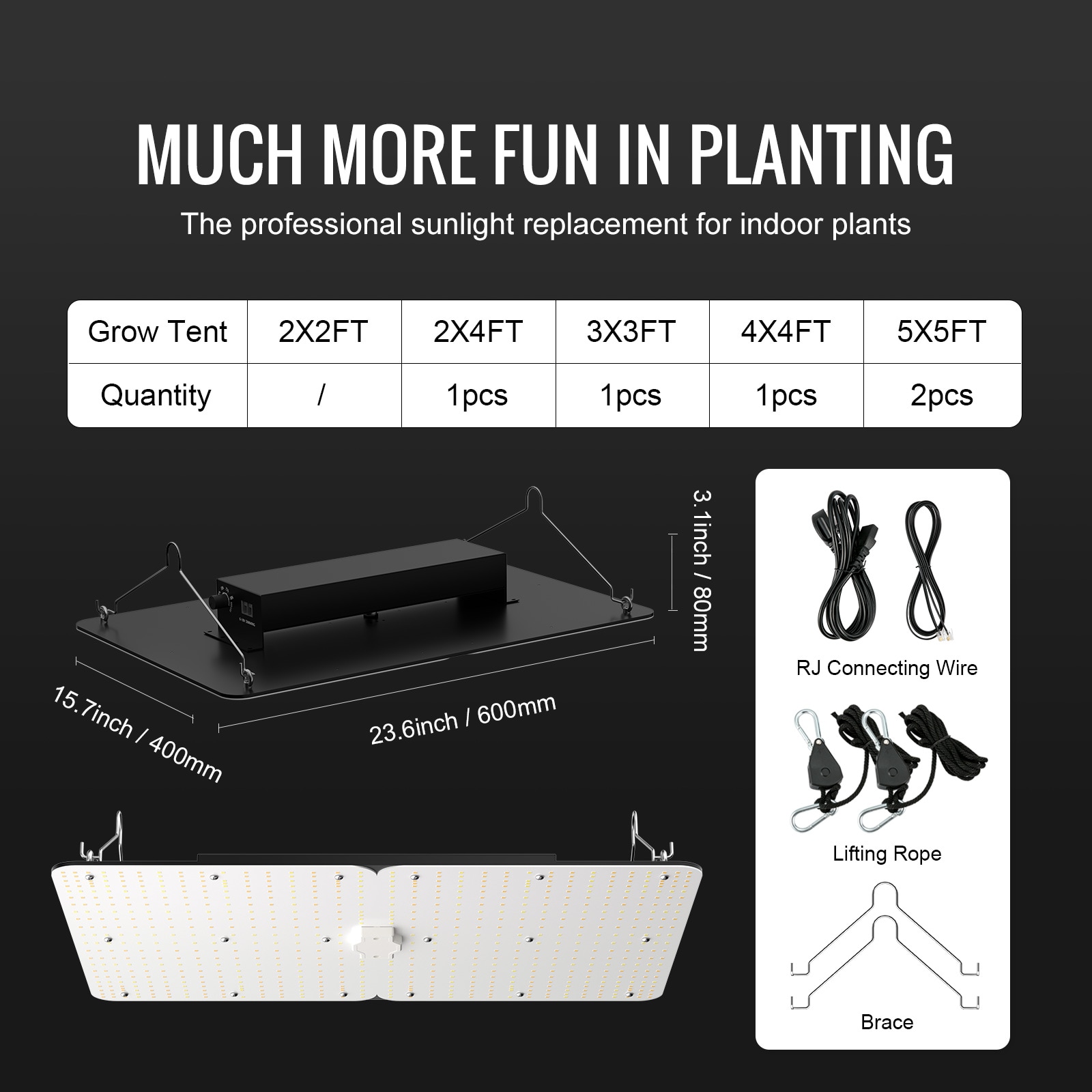 VEVOR LZB320W23110VJT6LV1 Grow-Lights - View #8