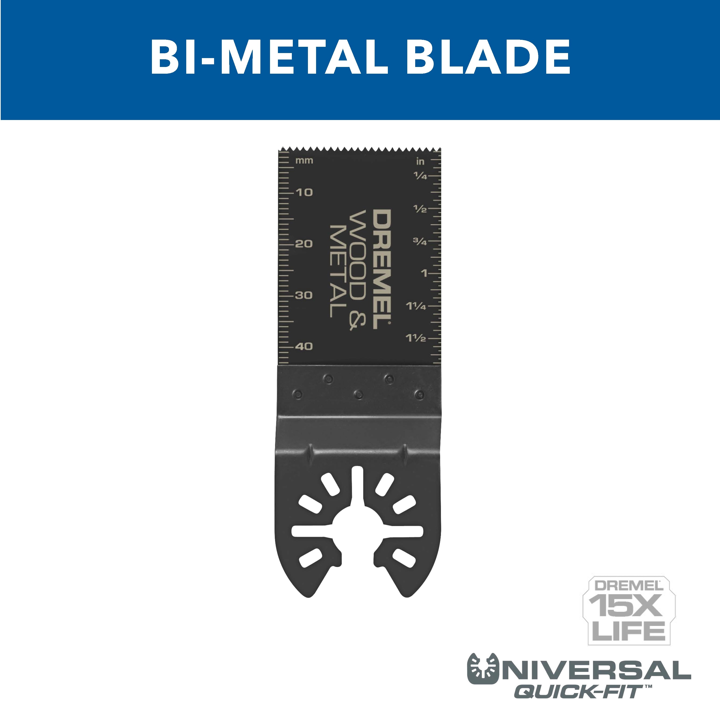 Dremel Multi-Max High Speed Steel Oscillating Tool Blade in the Oscillating  Tool Accessories department at