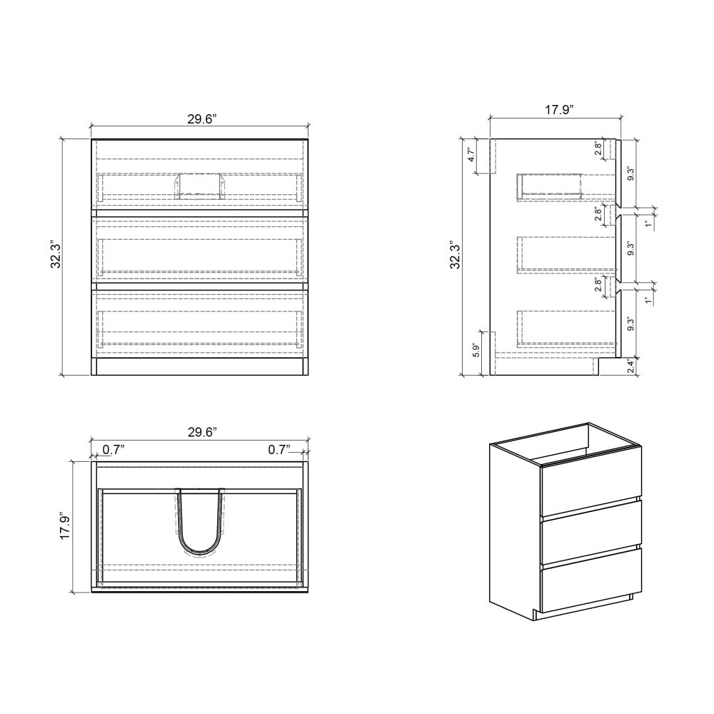 Vanityfus VF-AH-00011 Bath-Vanity-Combo - View #6