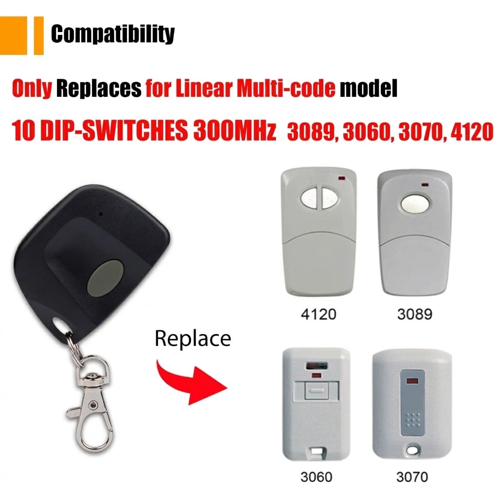 Etokfoks LETG8SCAM Garage-Door-Opener-Remotes - View #3