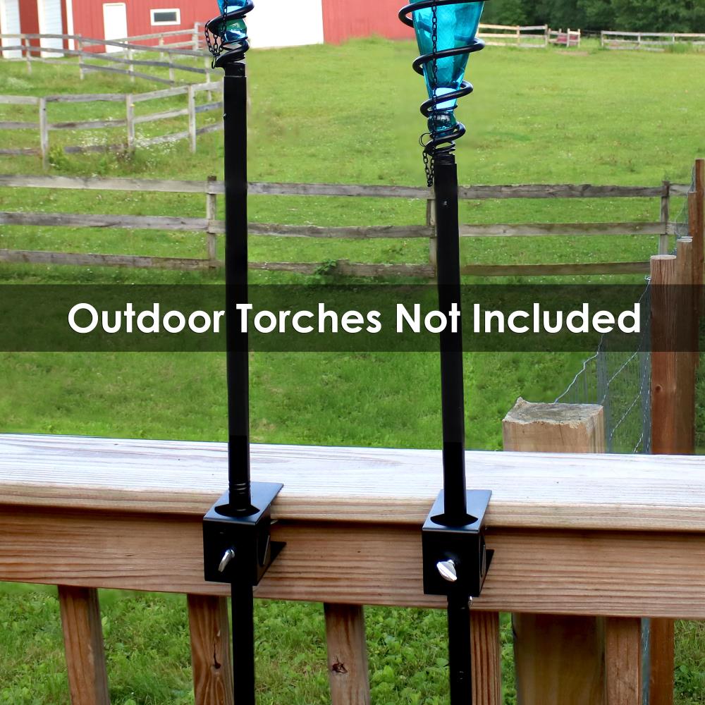 tiki torch deck clamp lowe's