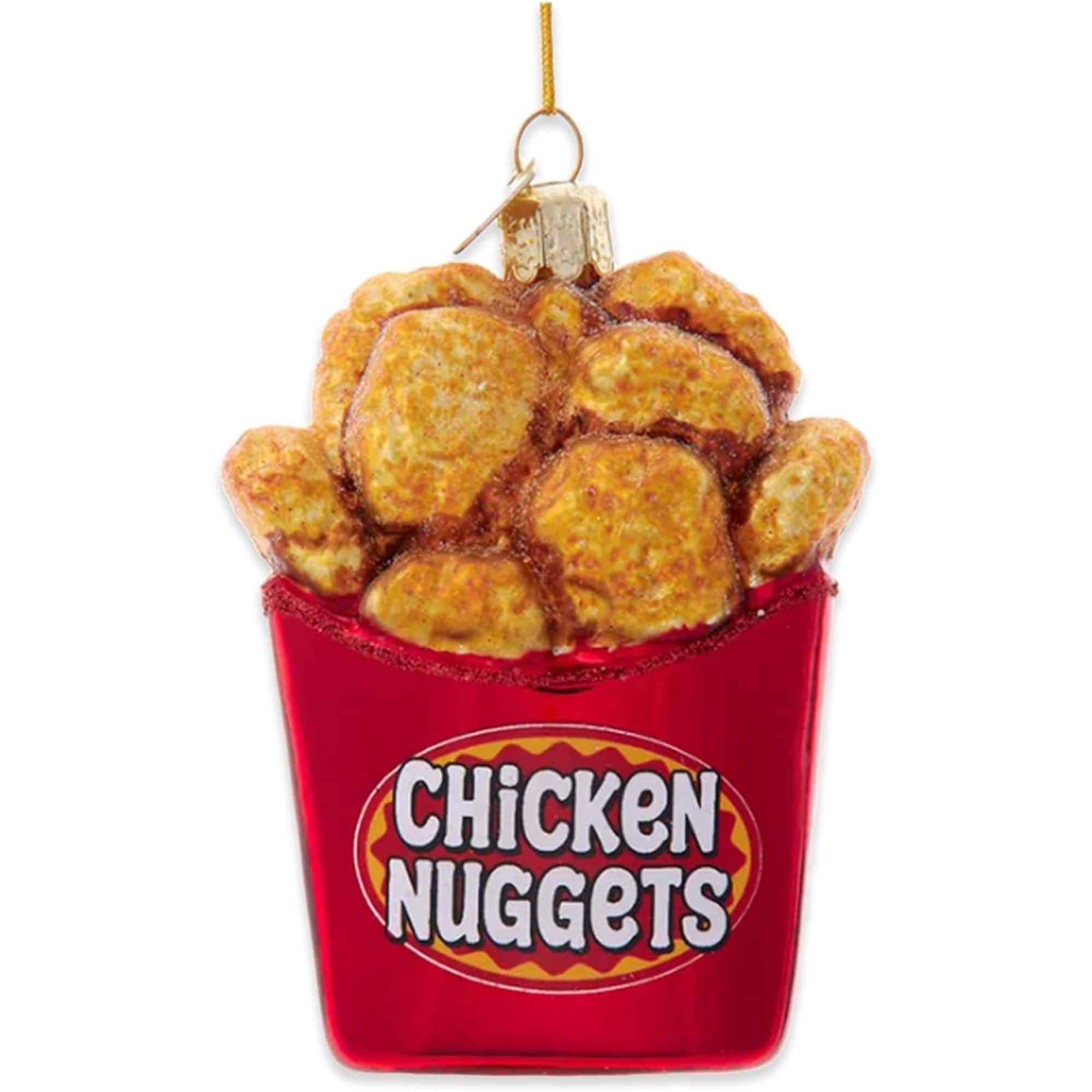 Kurt S. Adler Noble Gems Glass Christmas Ornament - Chicken Nuggets