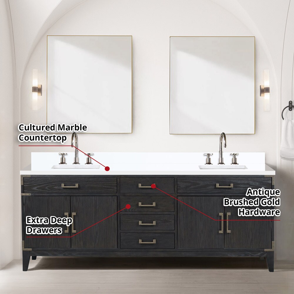 Lexora LVW84DJ311 Bath-Vanity-Combo - View #7