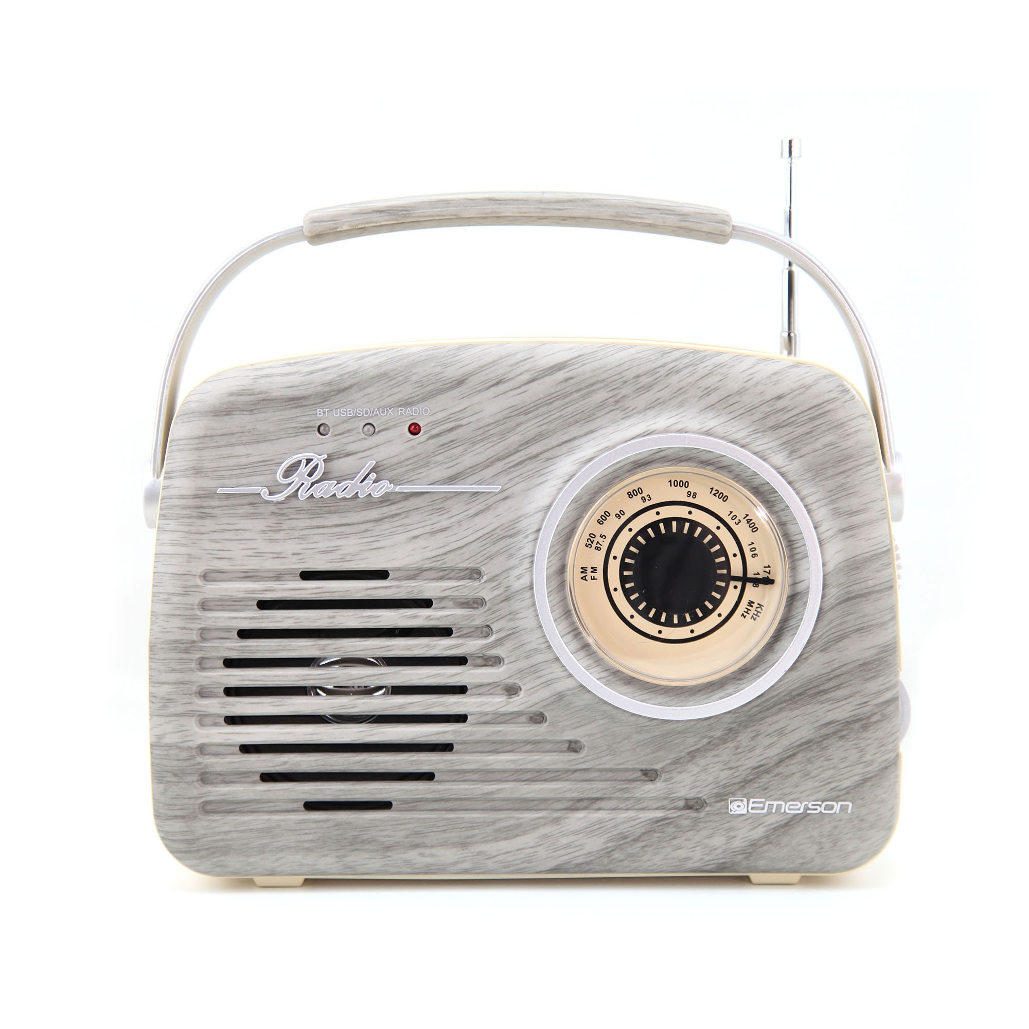 Emerson Am/Fm Radio Gray in the Boomboxes & Radios department at