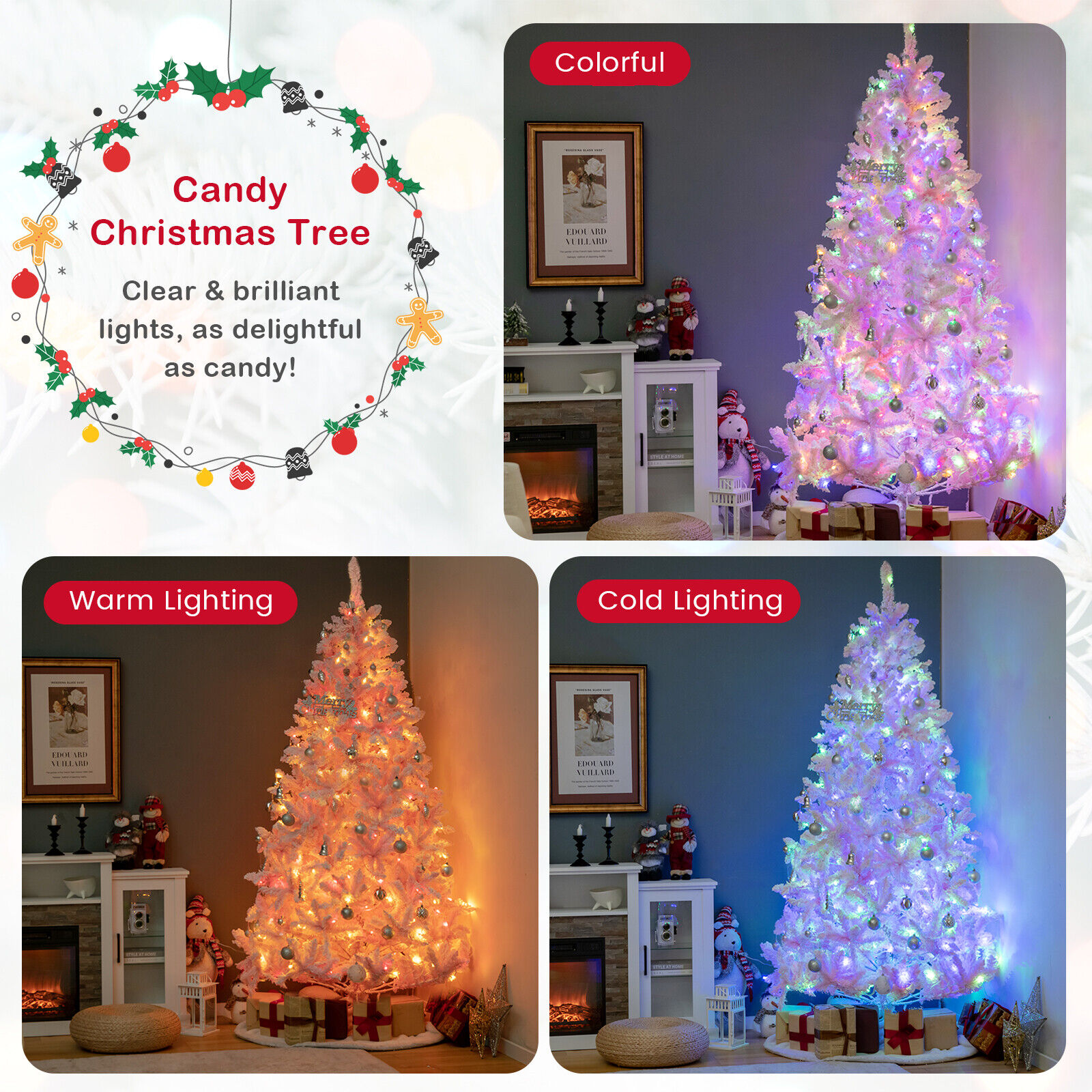 WELLFOR CM-HPY-23593 Artificial-Christmas-Trees - View #7