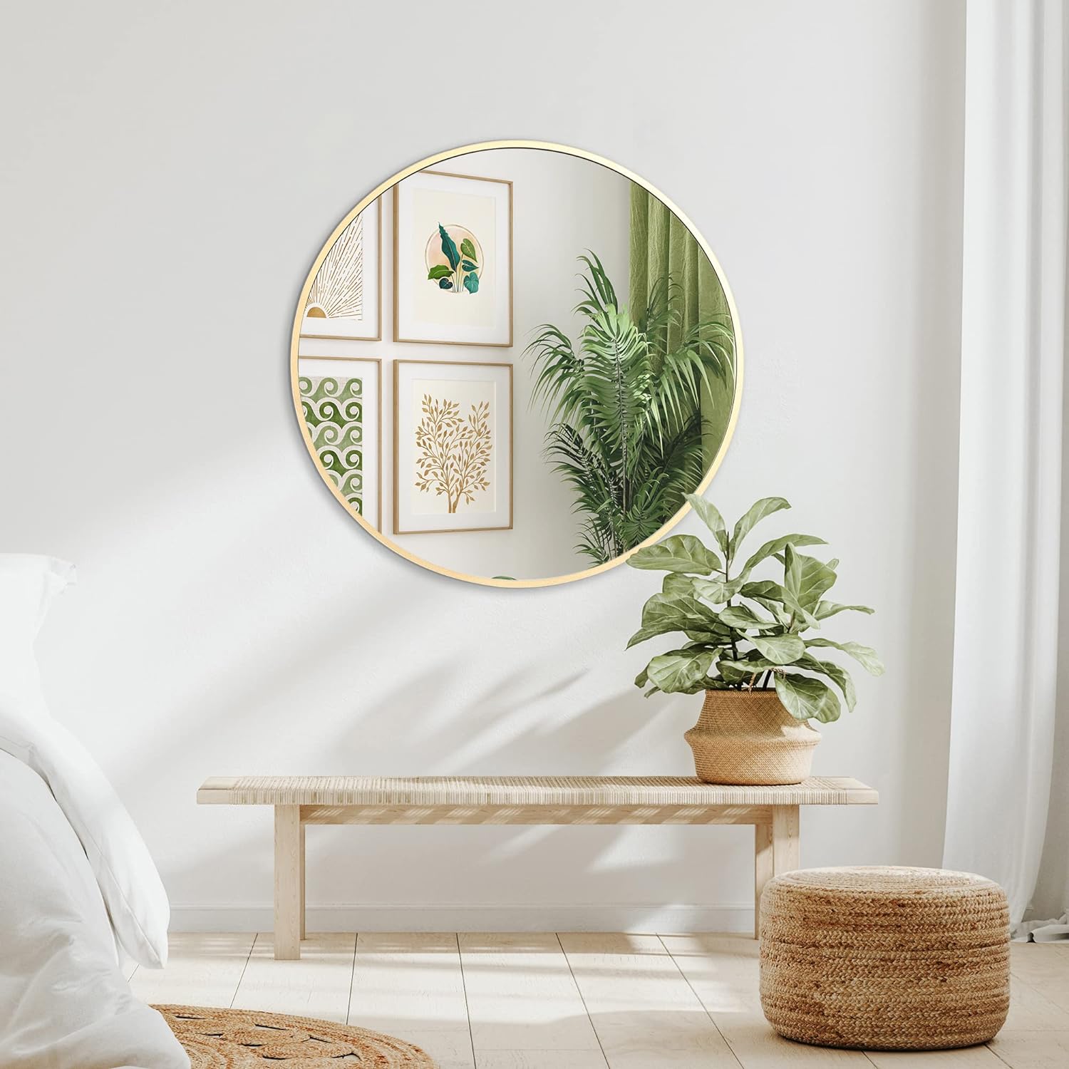 Forclover HUC-R32GD Framed-Bath-Mirrors - View #2