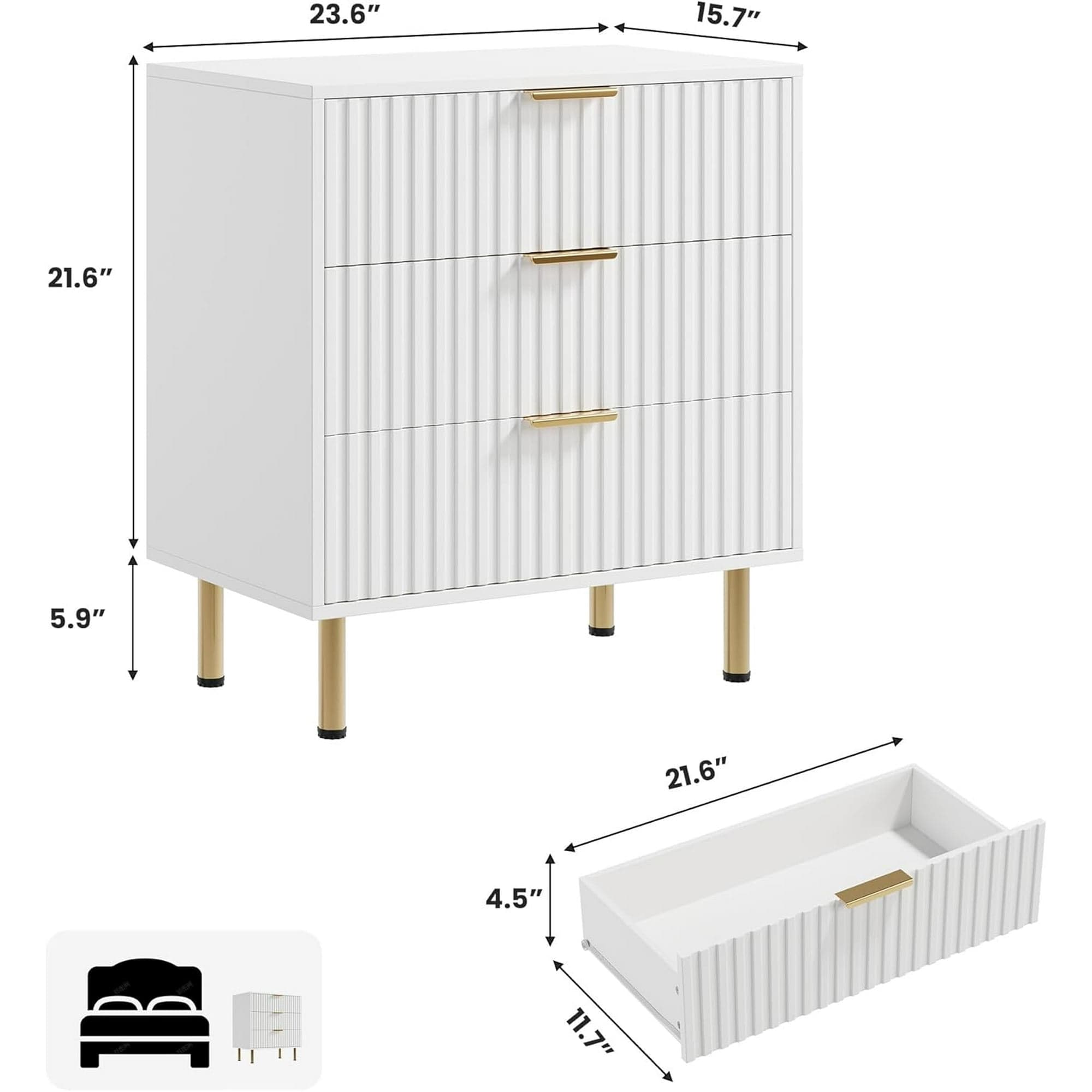 Qeetex LHF-DG-PHO-33HDN3K4 dressers - View #2