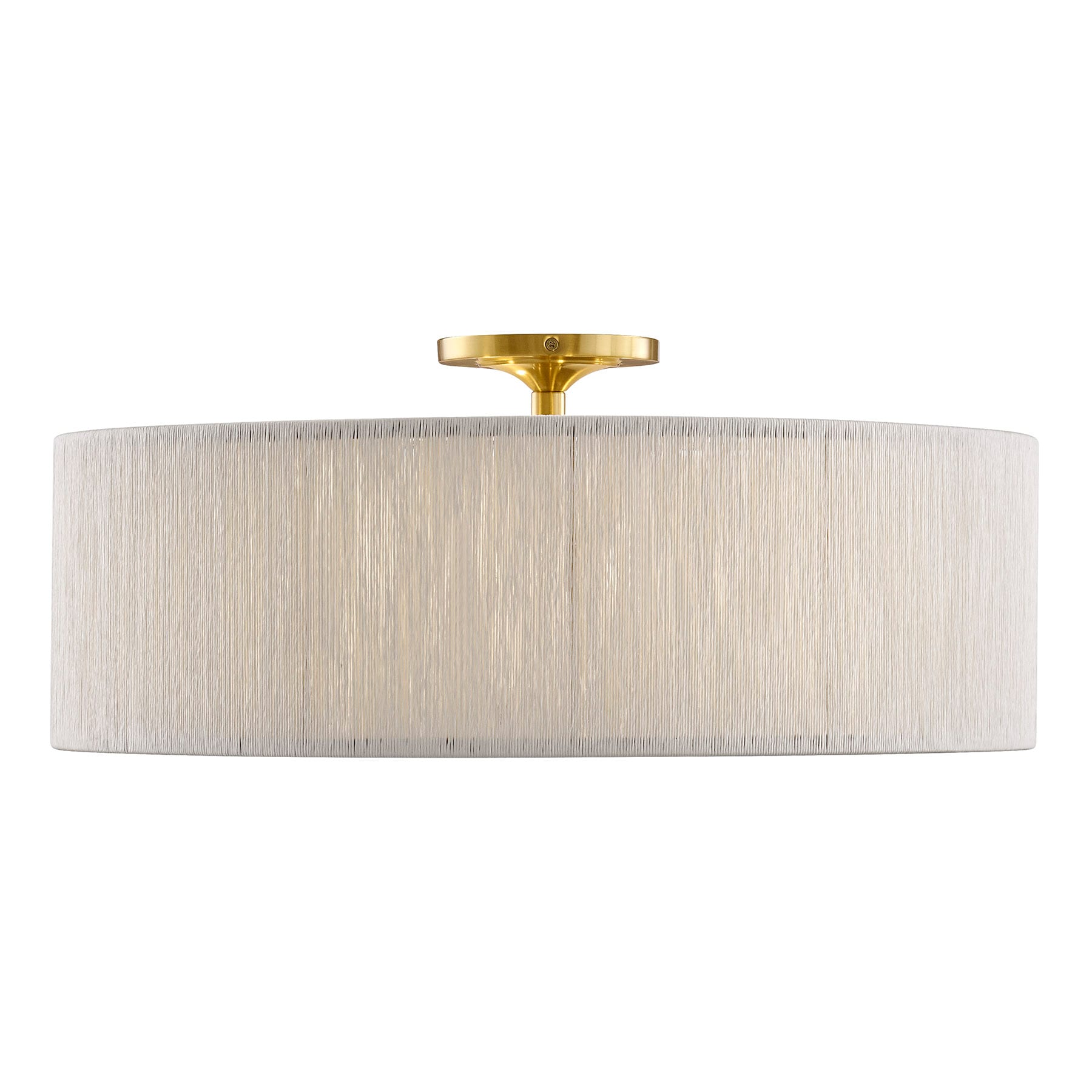 Savoy House 6-9311-4-322 Maynard 4 -Light 22-in Antique Brass Semi Flush Mount Light