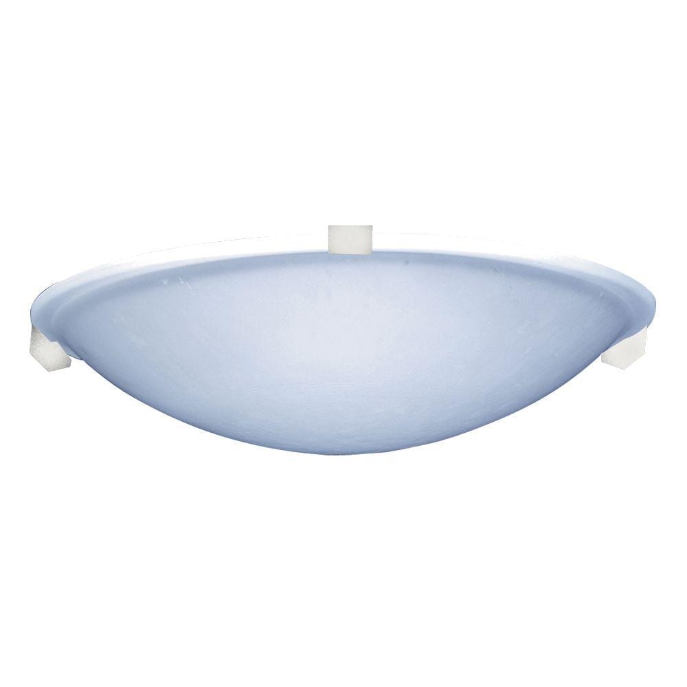 PLC Lighting 3464PCLED 1-Light 16-in Polished Chrome LED Flush Mount Light