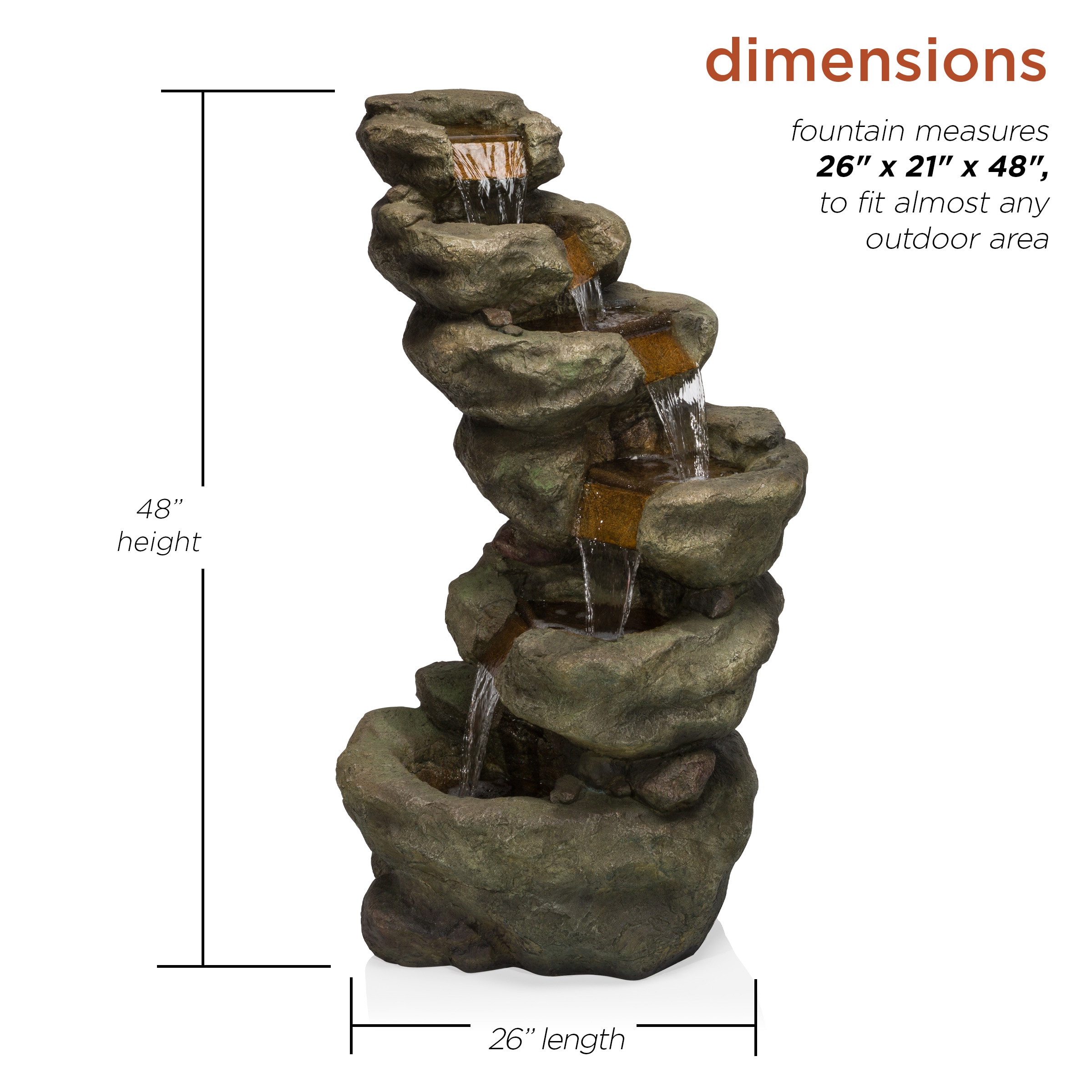 Alpine Corporation TZL106 fountains - View #3