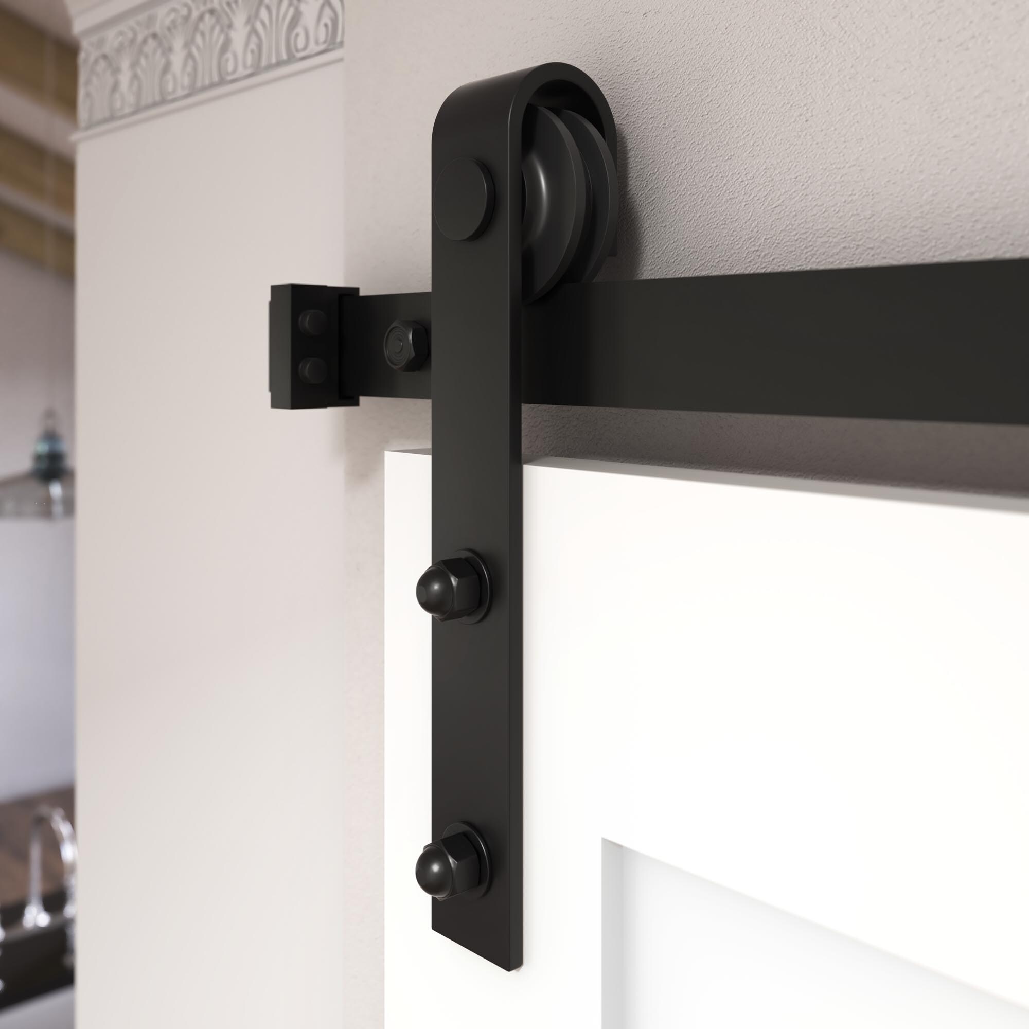 EightDoors B96BLACK Barn-Door-Roller-Kits - View #3