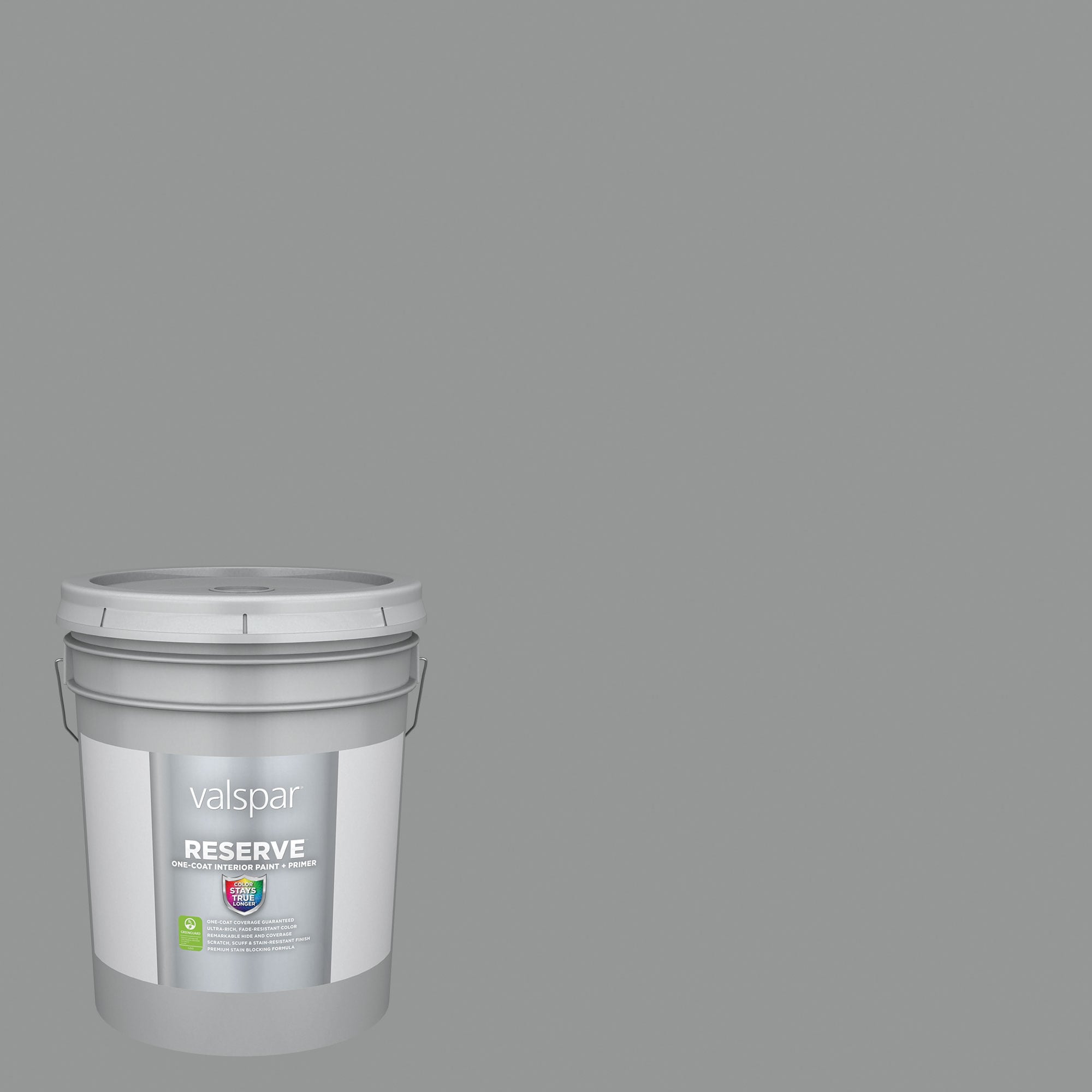 Valspar 4008-1C-2916586 Reserve Satin Stone Mason Gray 4008-1C Latex Interior Paint Paint + Primer ( 5-gallon )