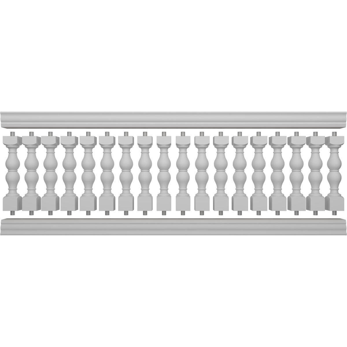 Ekena Millwork BALK40X120AVD railings - View #5