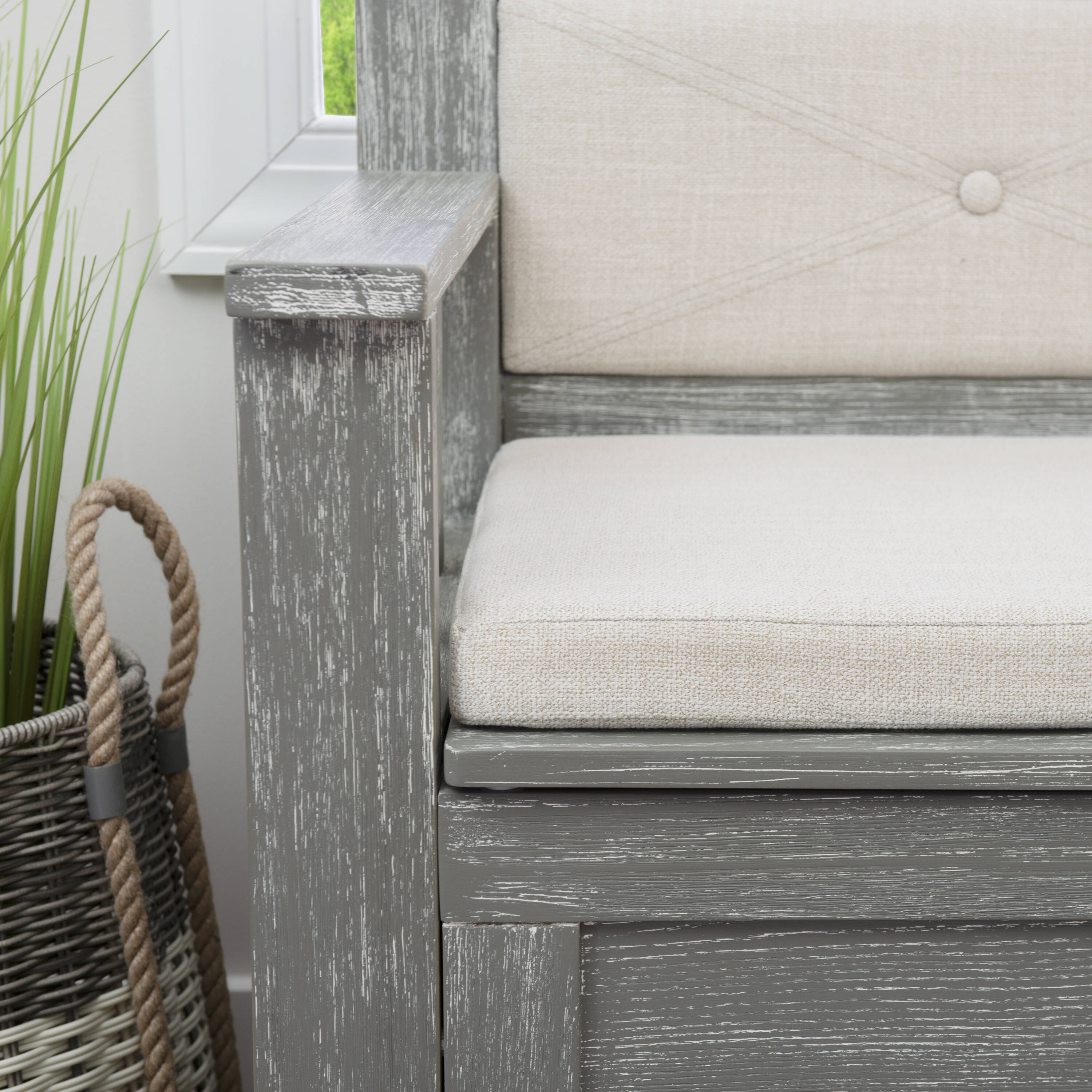 Linon LOWES2148 bench - View #10