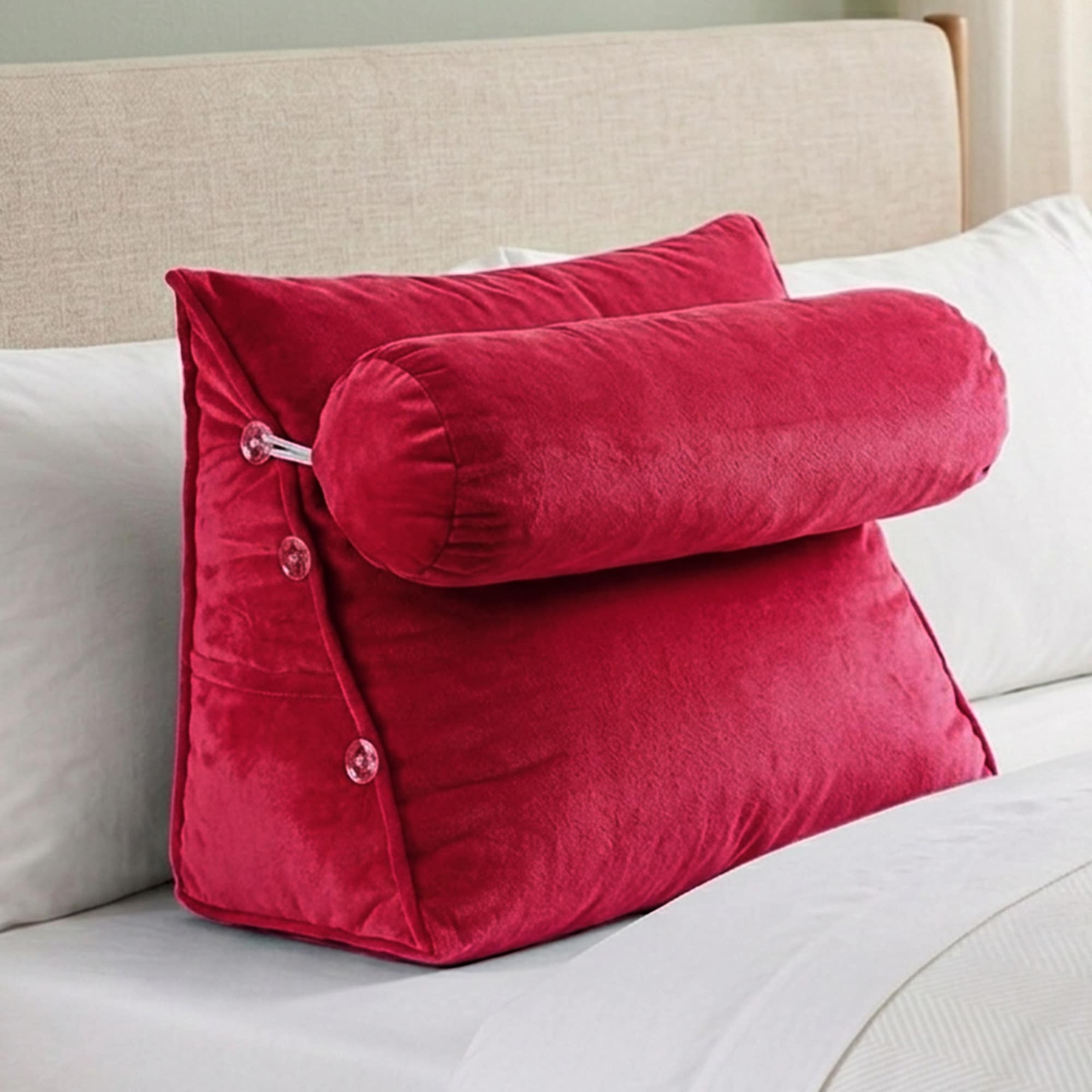 Cheer Collection CC-HFBOLWDGPL-MRN Accent-Pillows - View #7
