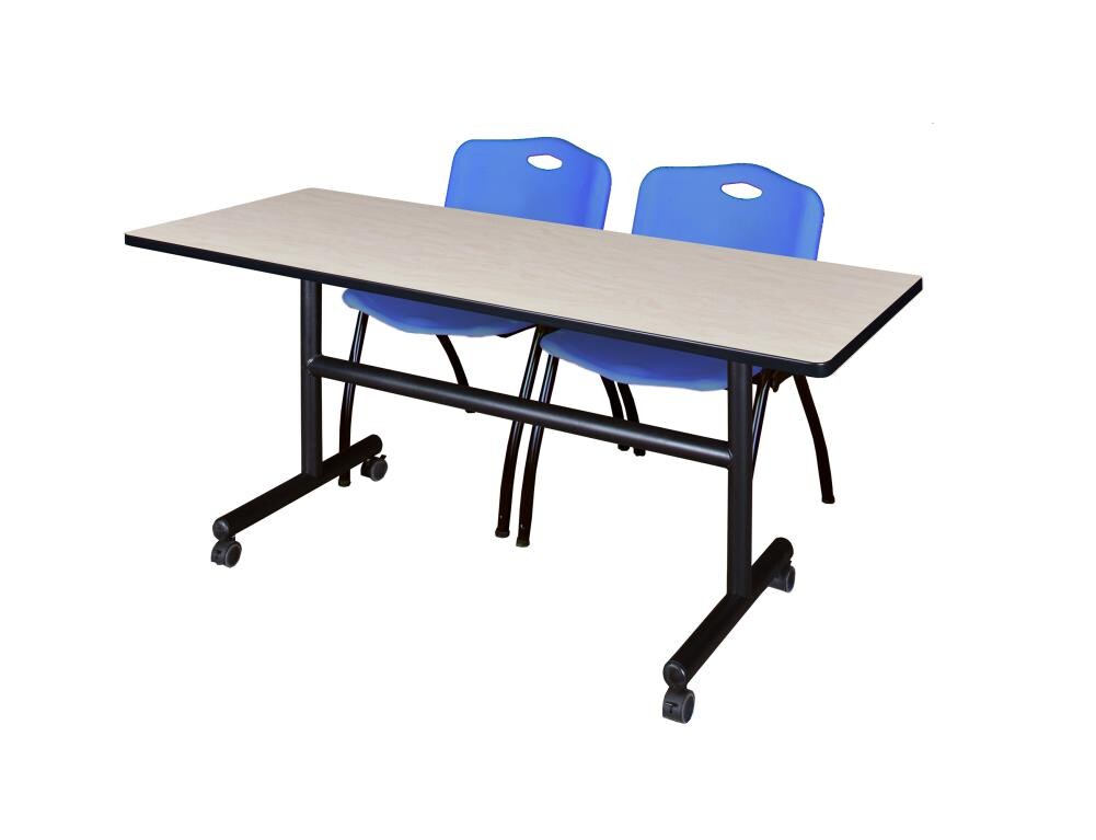 Regency MKFT6030PL47BE Training Off-white 4-Person Training Table (60-in W x 29-in H)