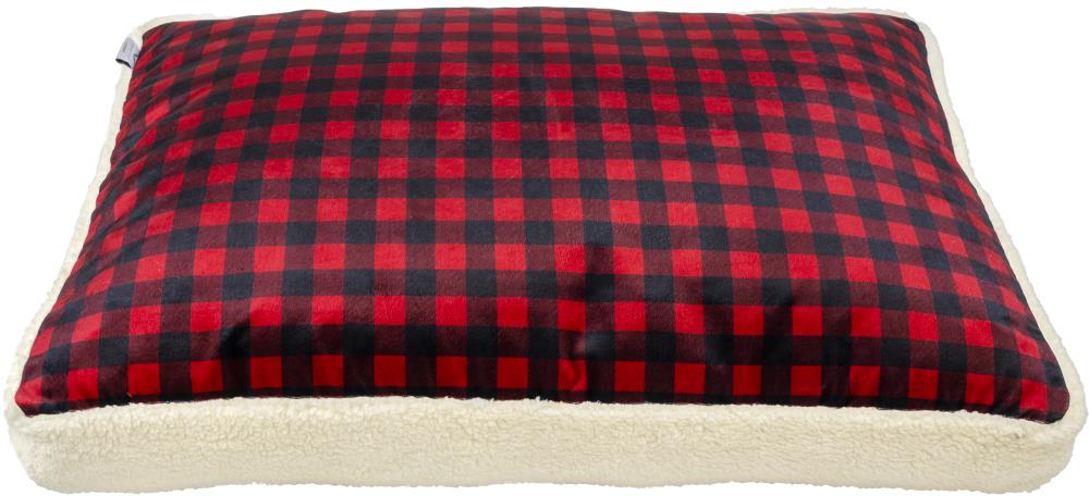 Westex PSLBUFL Rectangular Red Polyester Dog Bed