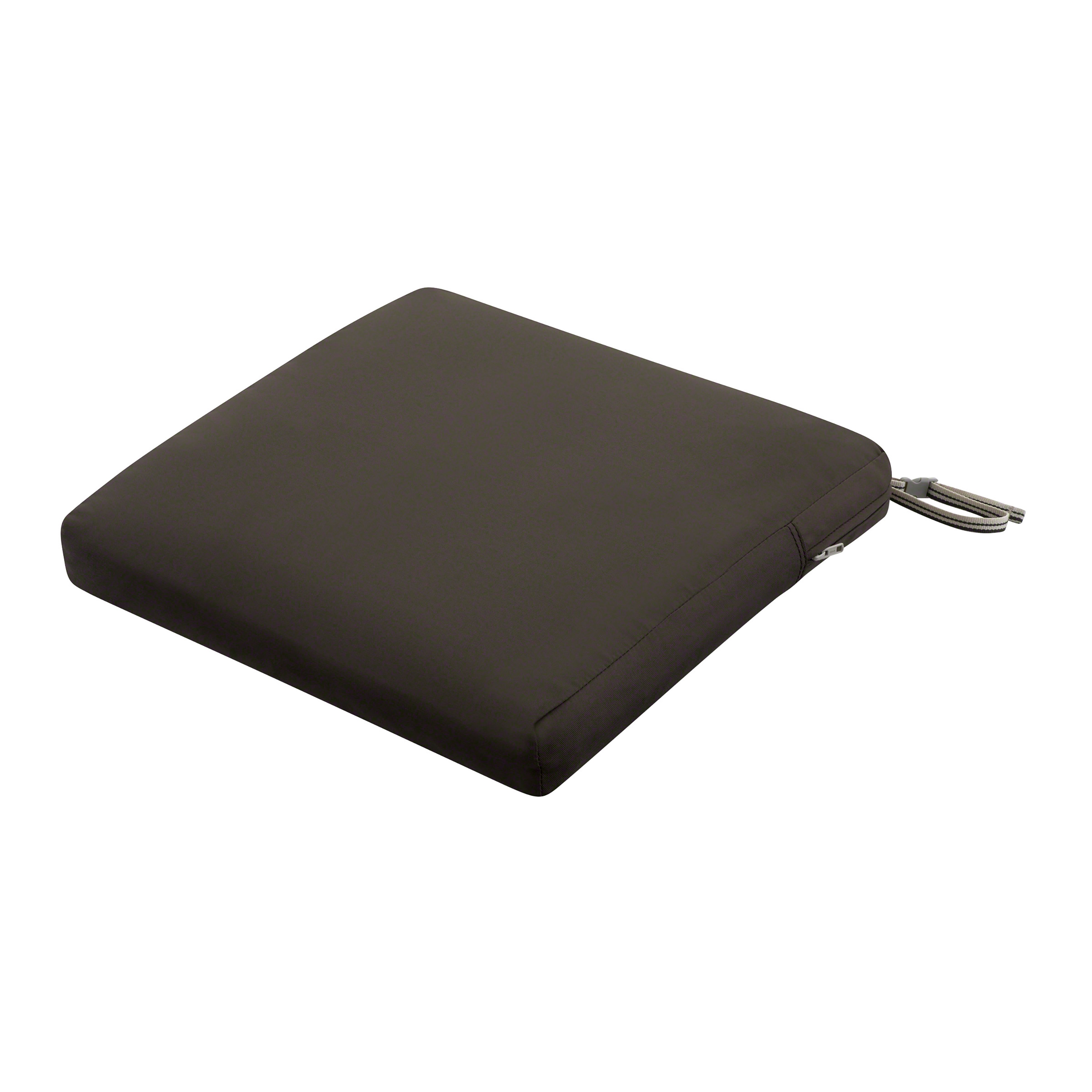 Classic Accessories 62-008-ESPRES-EC Ravenna 19-in x 19-in Espresso Patio chair cushion