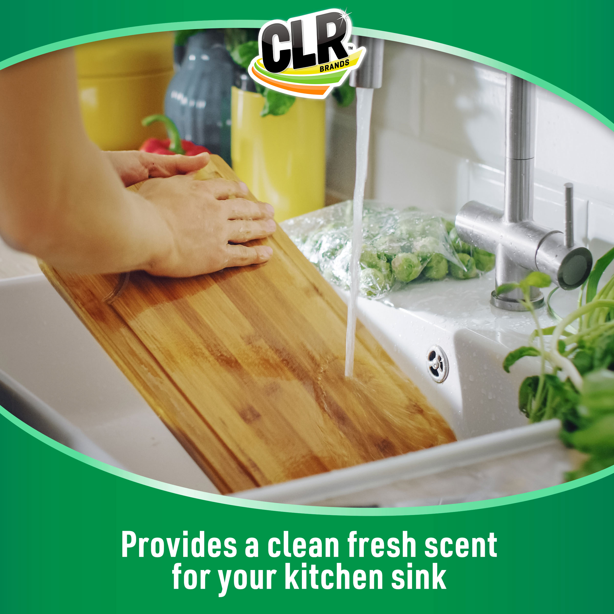 CLR Garbage Disposal Cleaner Pods, Clean Scent - 5 count