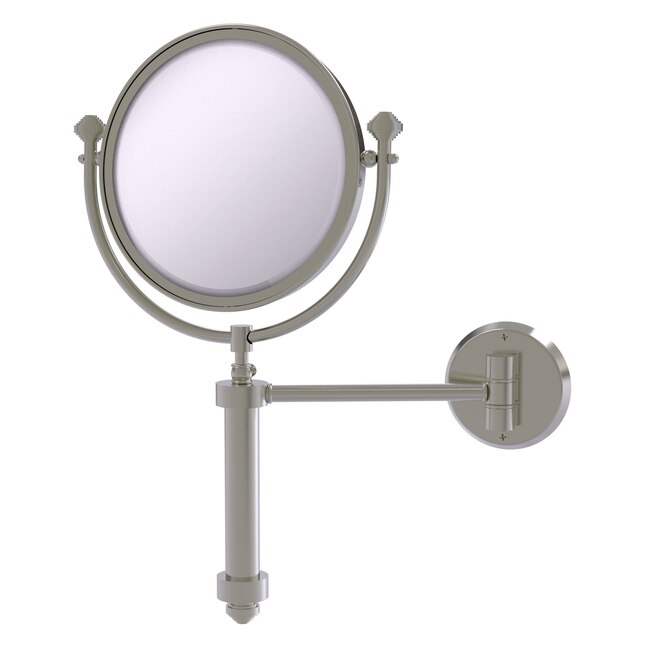 Allied Brass Southbeach 8-in x 16-in Matte White Double-Sided Magnifying Wall-Mounted Vanity Mirror Allied Brass Southbeach 8-in x 16-in Matte White Double-Sided Magnifying Wall-Mounted Vanity Mirror