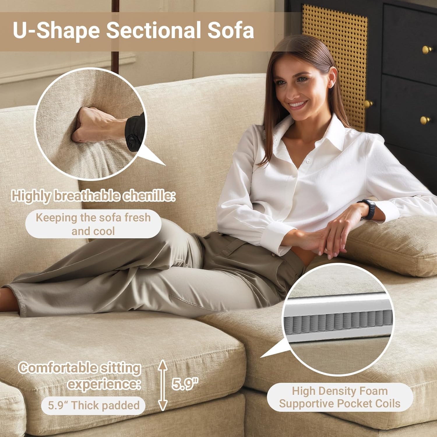 Outopee LO1G98000447+48 Sofas-Loveseats - View #4