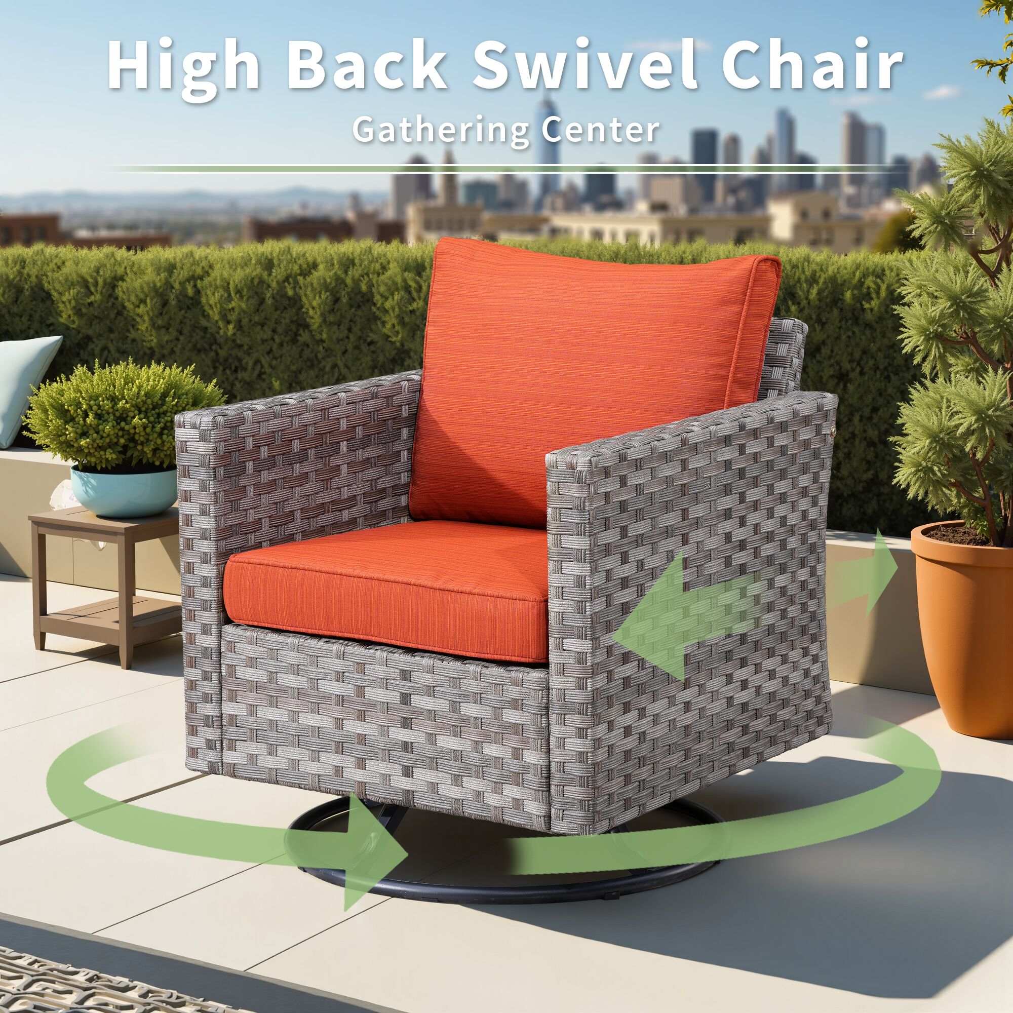 weaxty DDFPRRSGRS809 Patio-Conversation-Sets - View #5