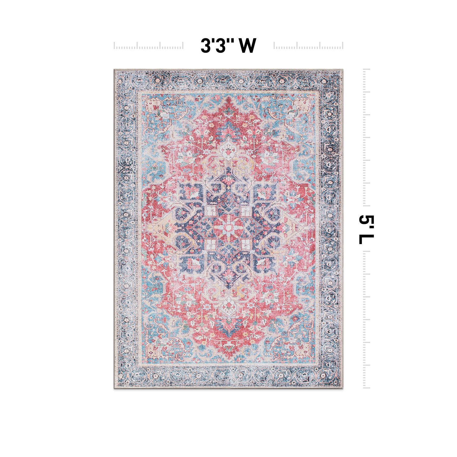 World Rug Gallery 5057MULTI3X5 rugs - View #4