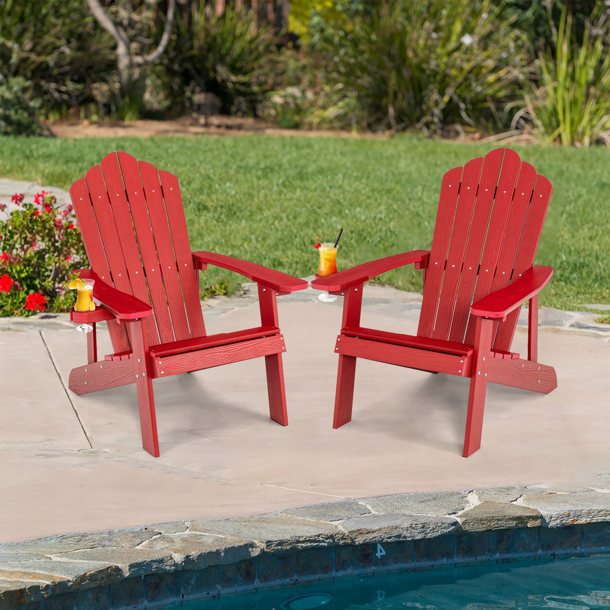 WELLFOR TDJ10983RE Patio-Chairs - View #6