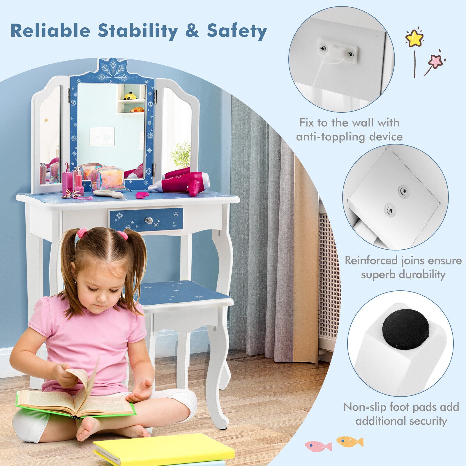 Slickblue D-CO-LB-SU96001YH Bedroom-Vanities - View #8