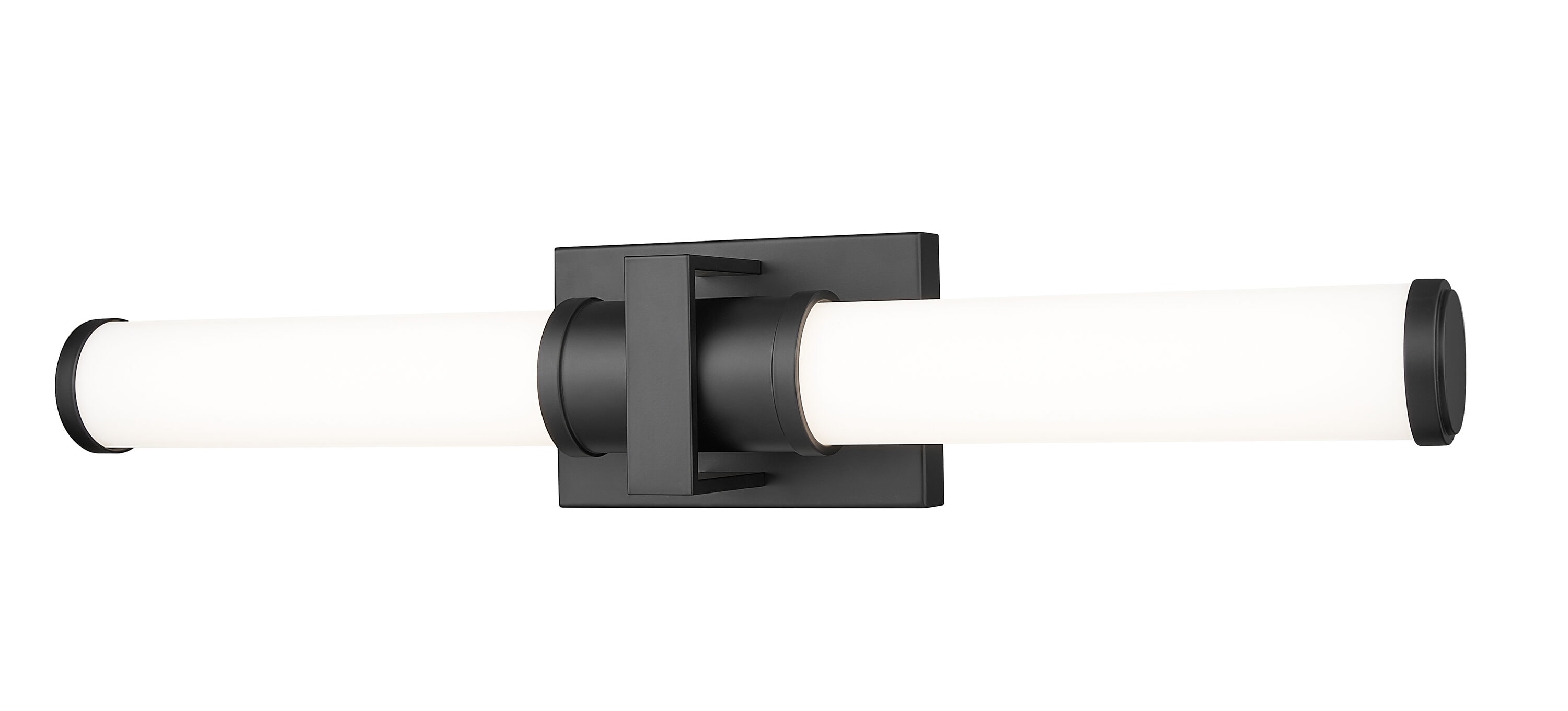 Z-Lite 1019-25W-MB-LED Idris 25.5-in 1 -Light Matte Black Integrated LED Transitional Vanity light