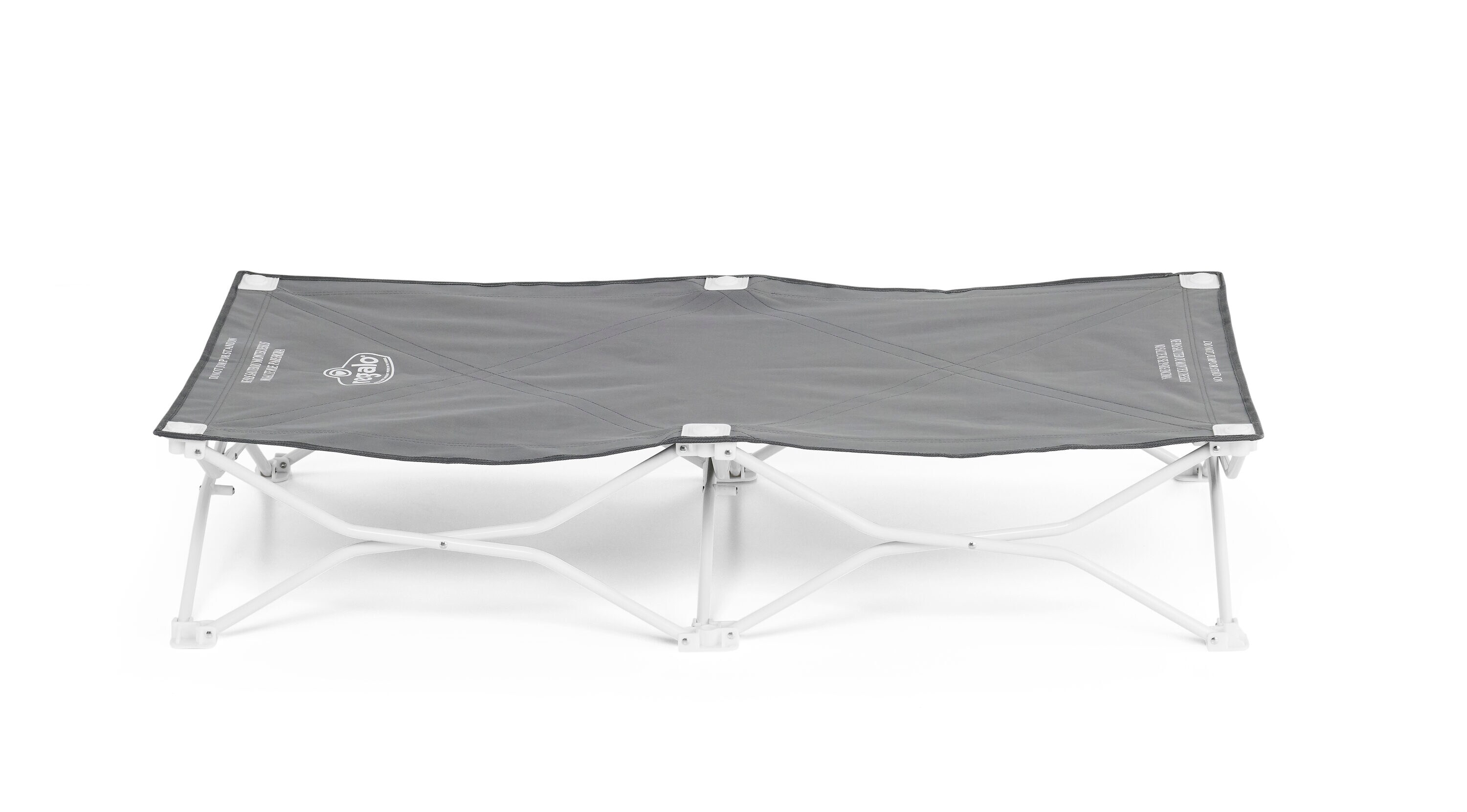 Regalo Gray Portable Toddler Cot with Steel Frame