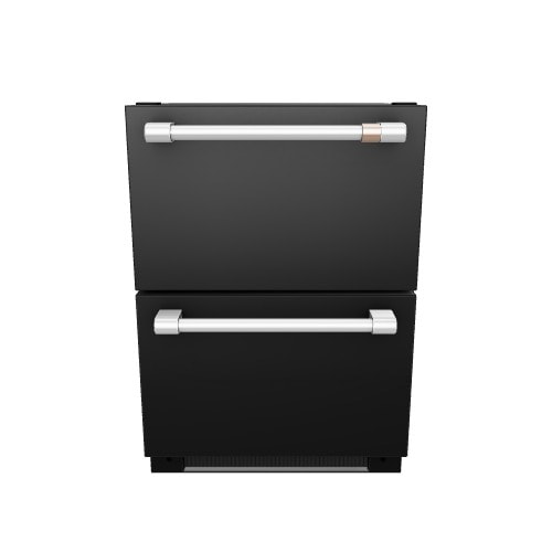 Cafe 24 in. 5.7 cu. ft. Double Refrigerator Drawers - Matte