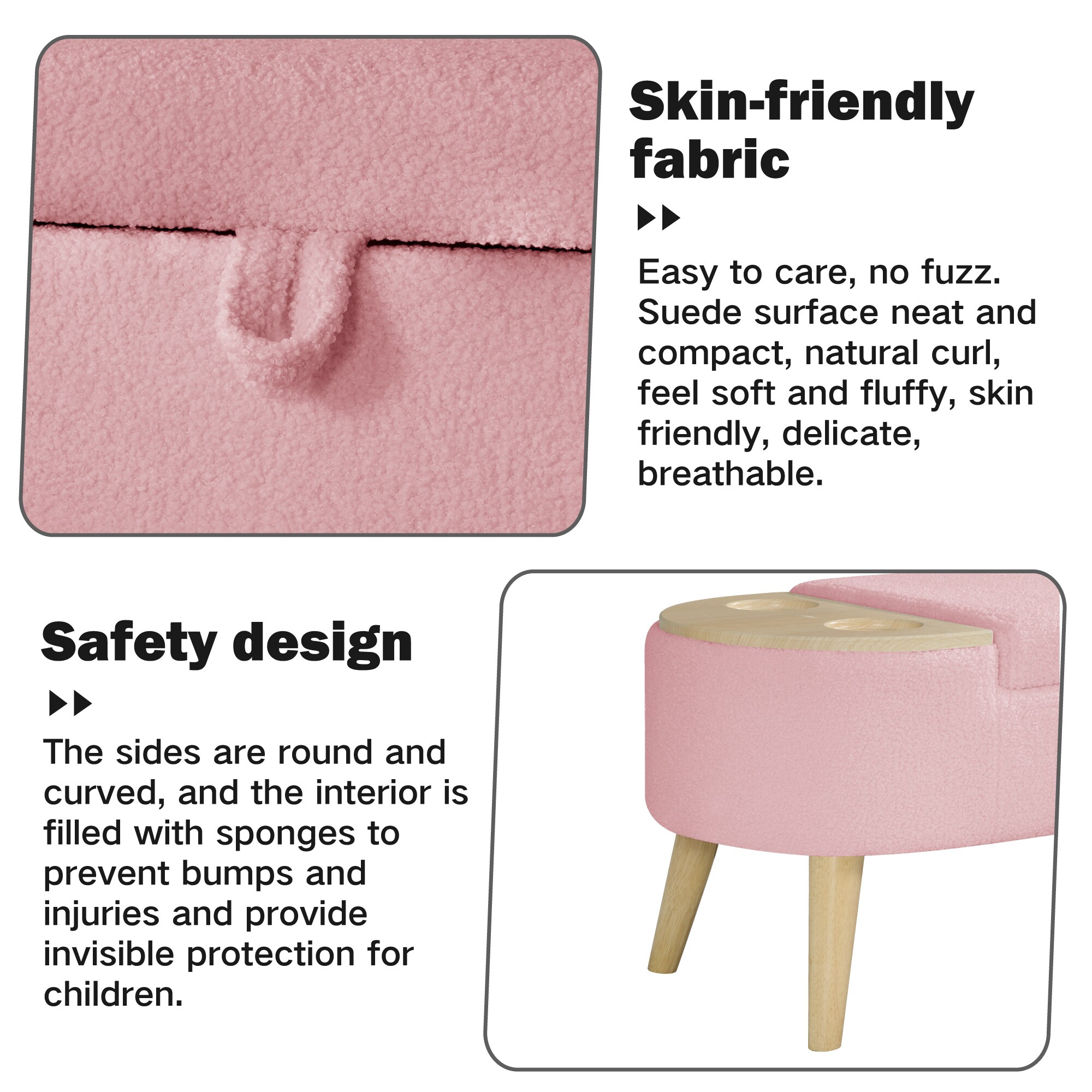 Hrinhom HC-W4105-PINK bench - View #7