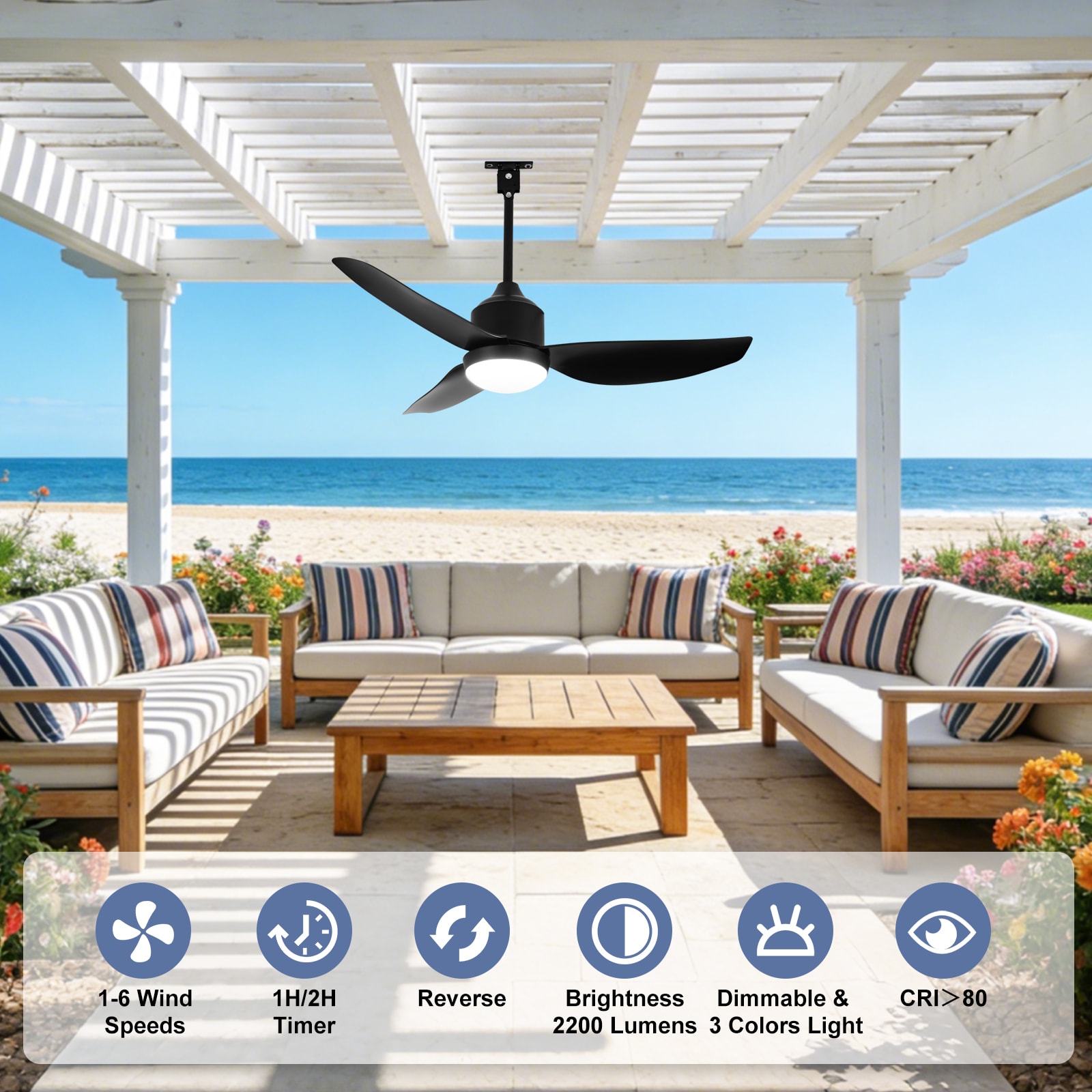 Dovanpaul 184-18C-42BK-L Ceiling-Fans - View #2