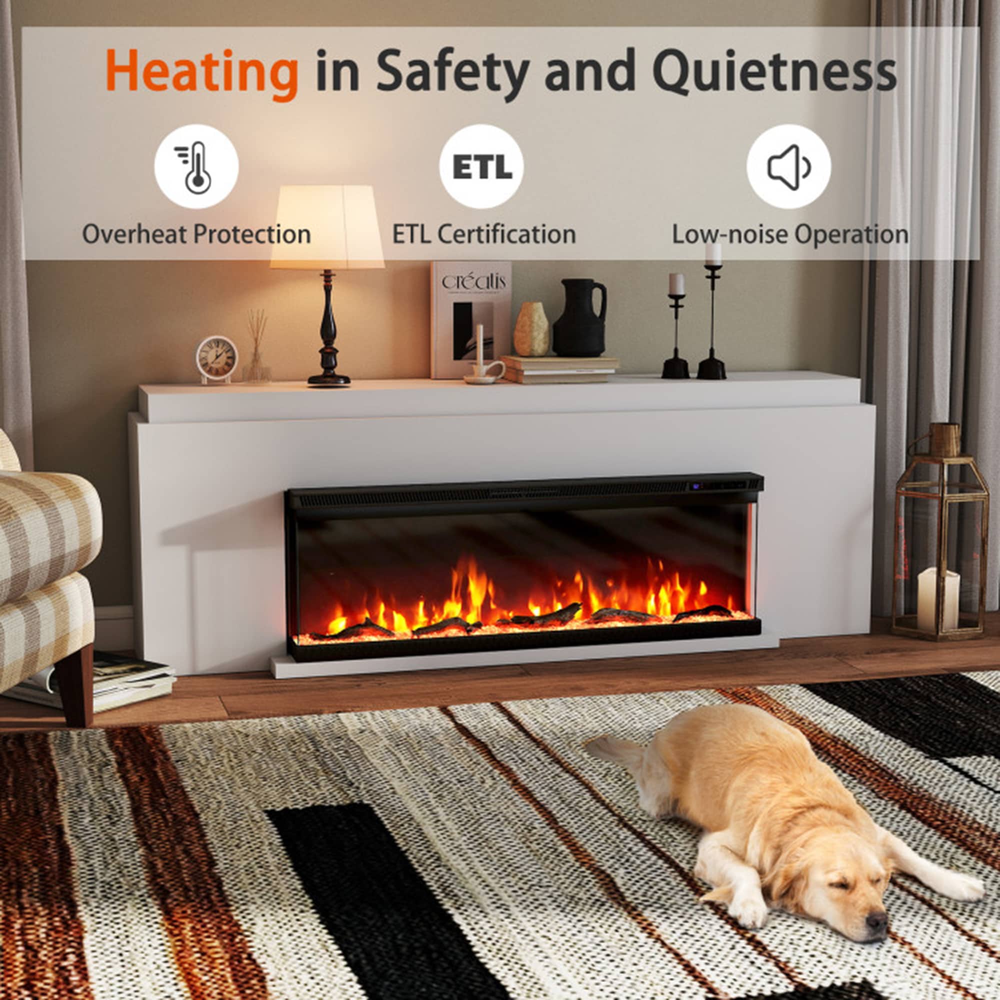 Mondawe MO-CB73977 Electric-Fireplaces - View #7